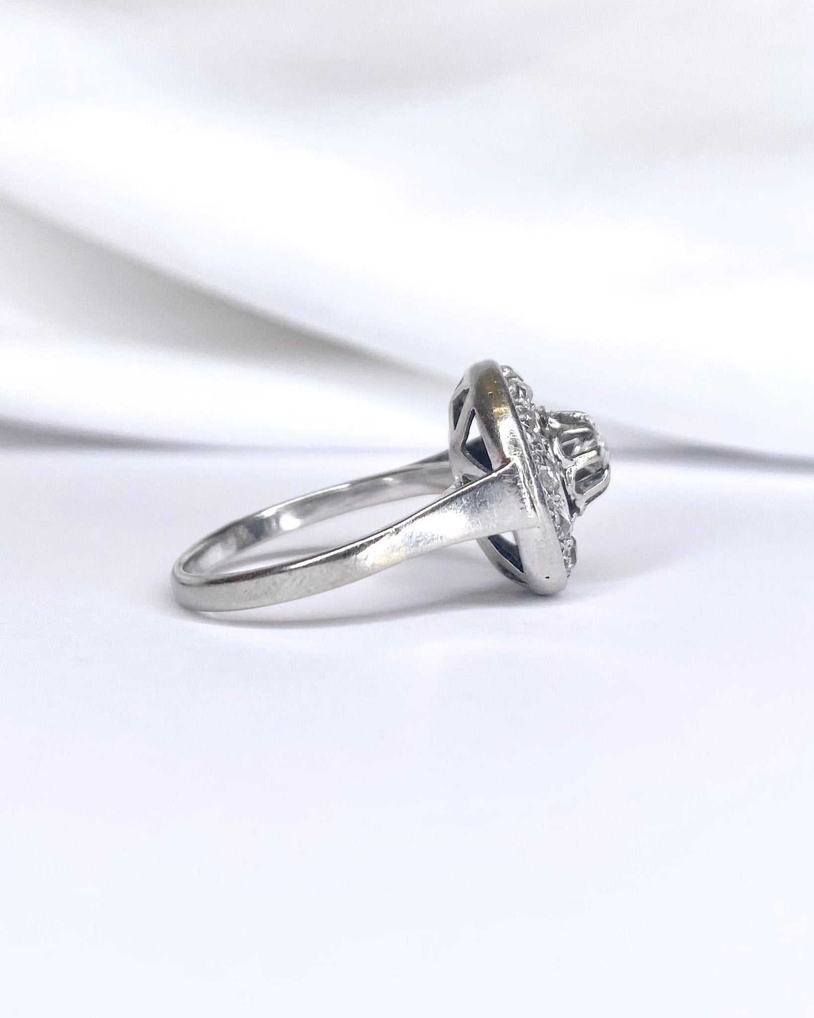 Bague Art Déco Diamants 0.46 carat "Eleonore" - Elliade Paris