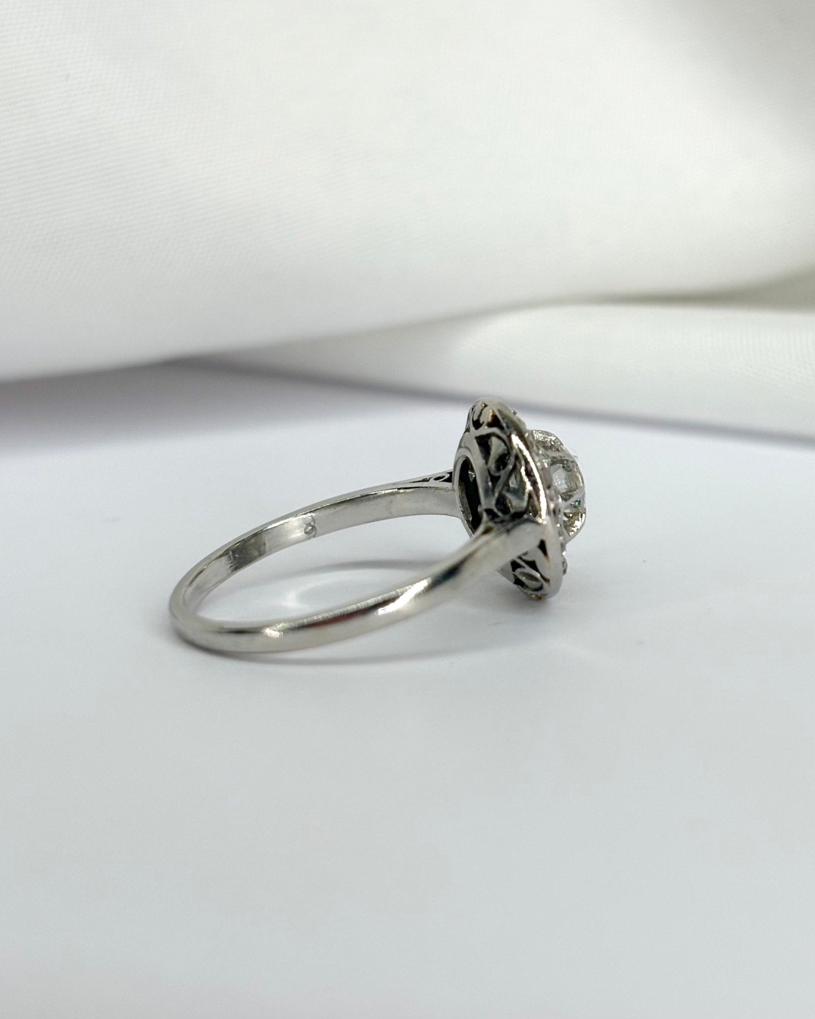 Bague Art Déco Diamants 0.47 carat "Cybille" - Elliade Paris