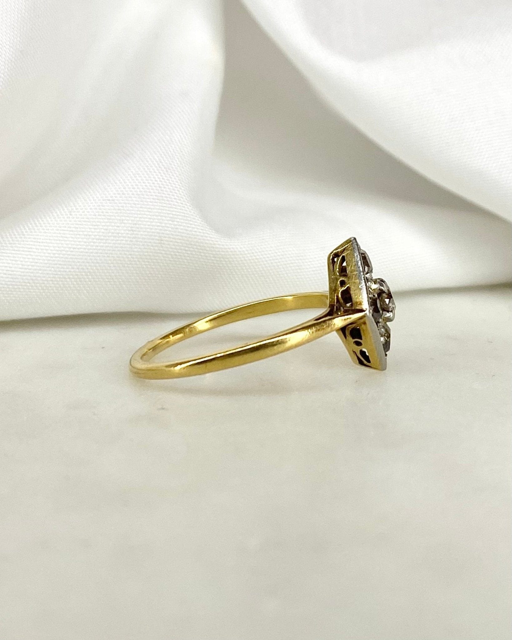 Bague Art Déco Diamants 0.50 carat "Élora" - Elliade Paris