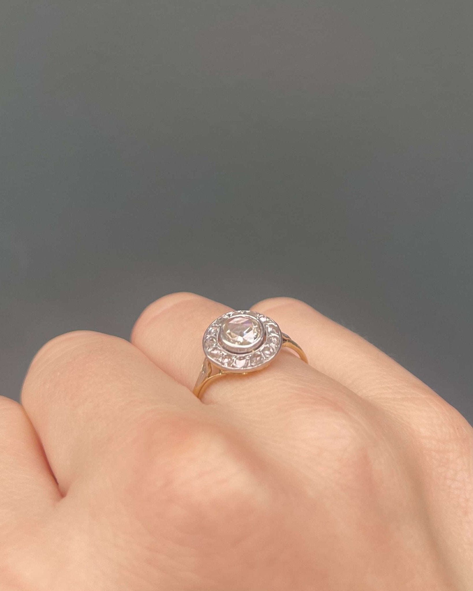 Bague Art - Déco Diamants 0.61 carat "Timéa" - Elliade Paris