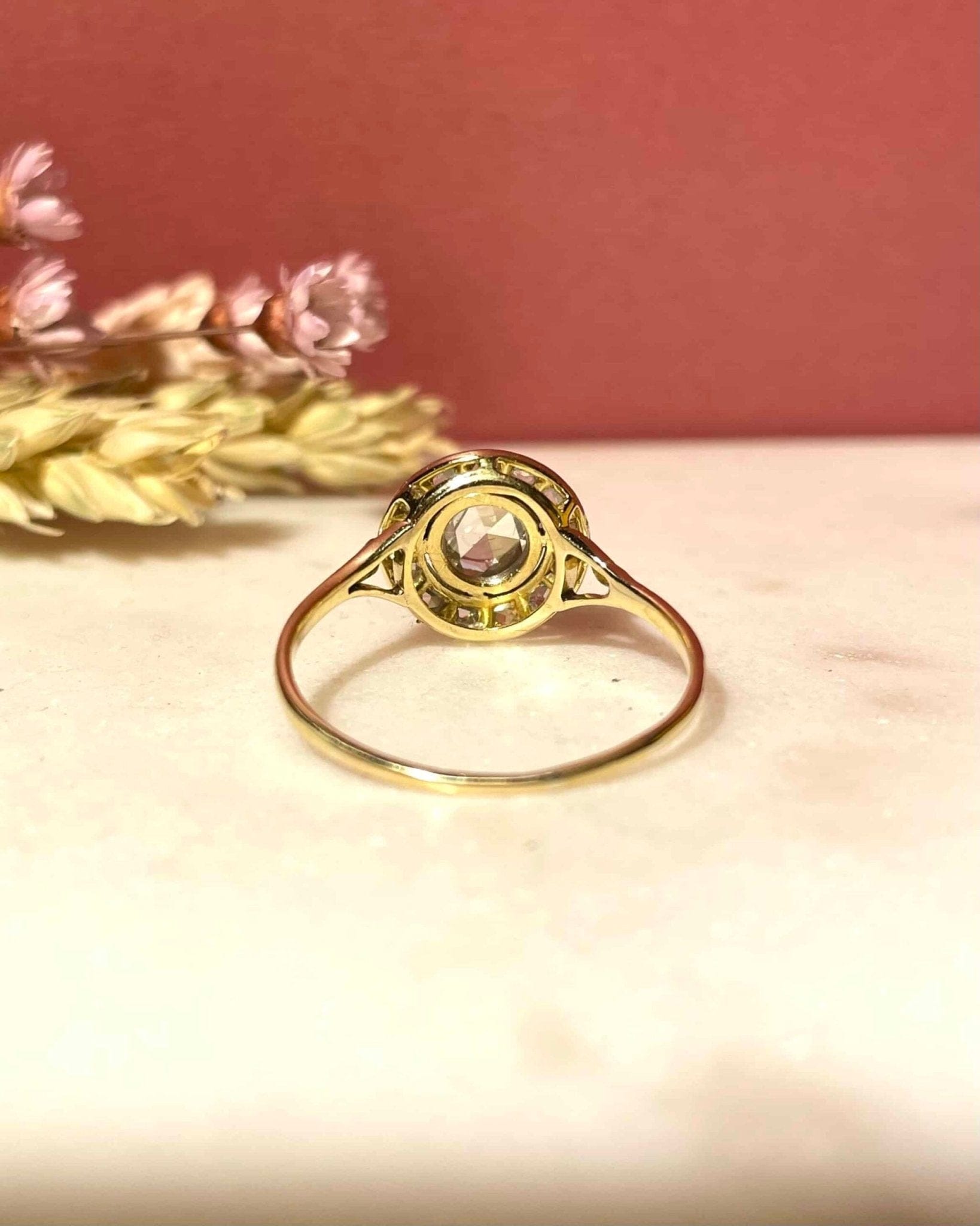 Bague Art - Déco Diamants 0.61 carat "Timéa" - Elliade Paris