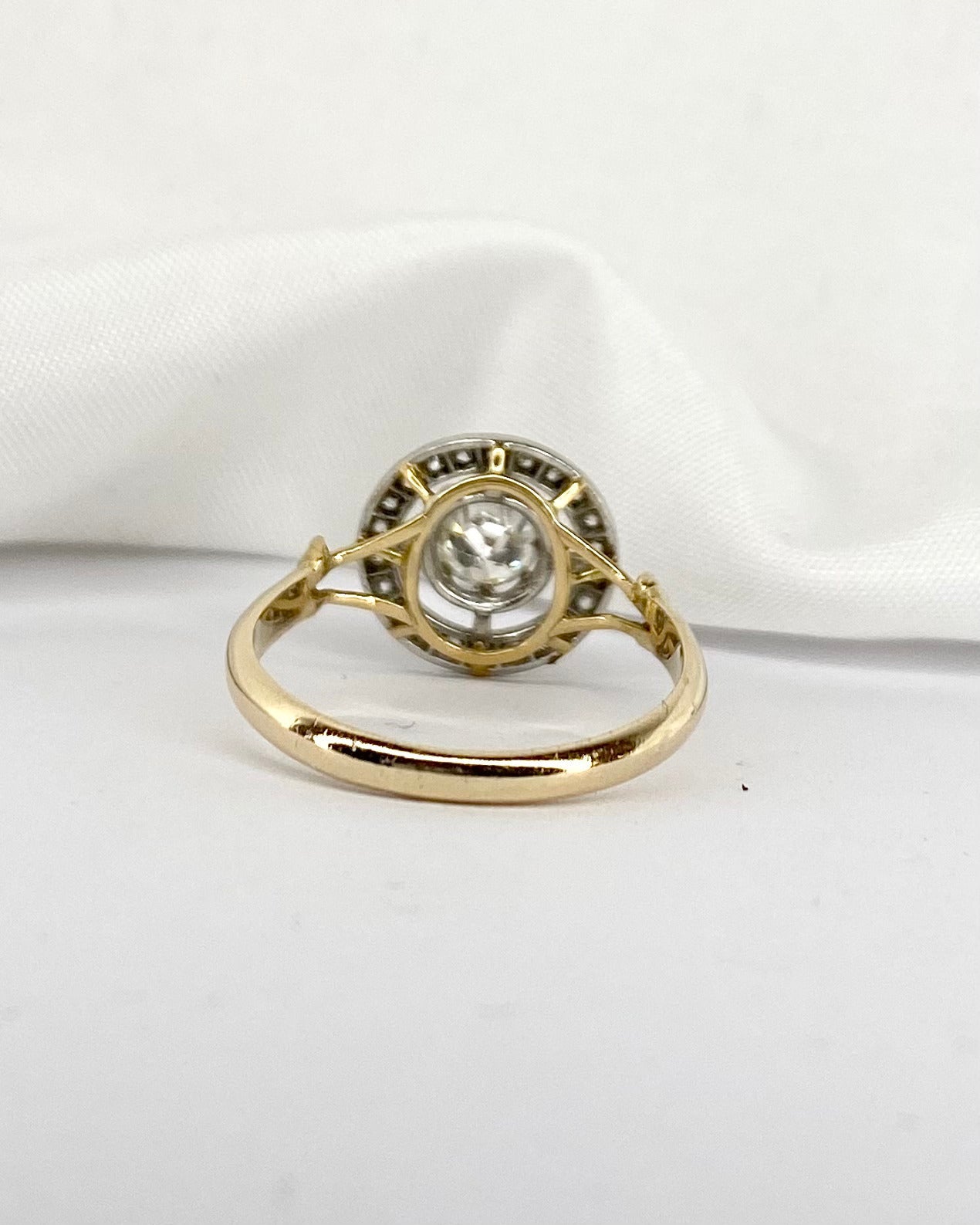 Bague Art Déco Diamants 0.68 carat "Alicia" - Elliade Paris