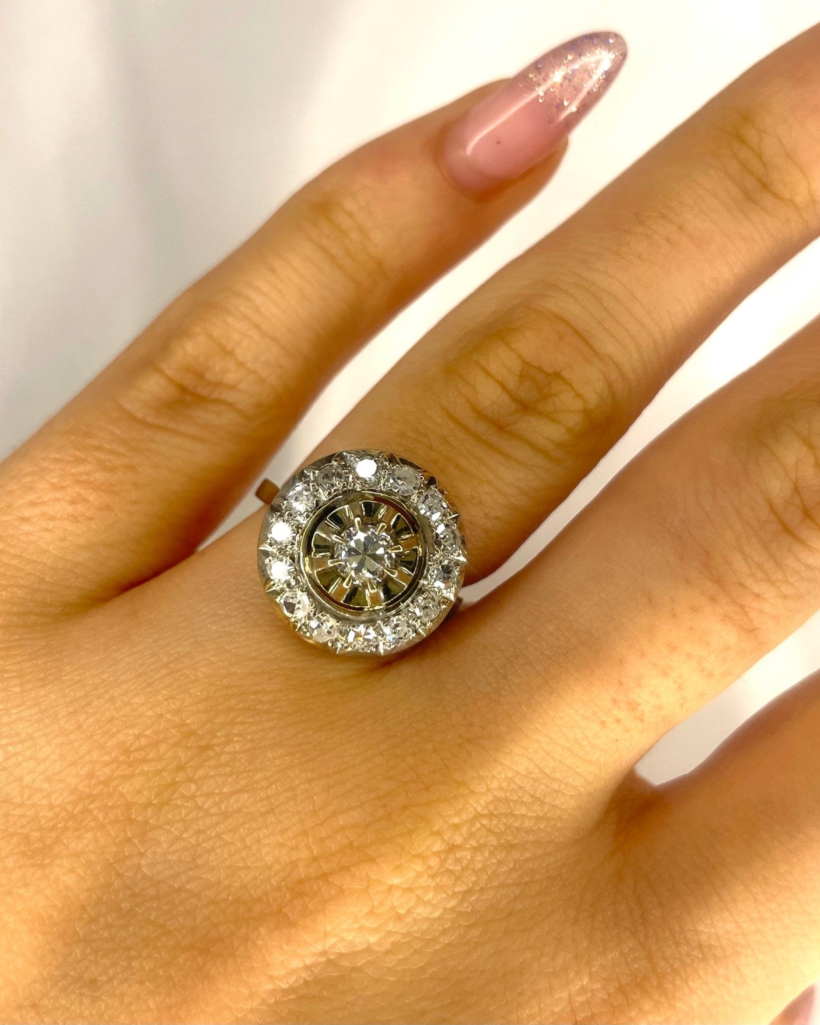 Bague Art Déco Diamants 0.81 carat "Nolween" - Elliade Paris