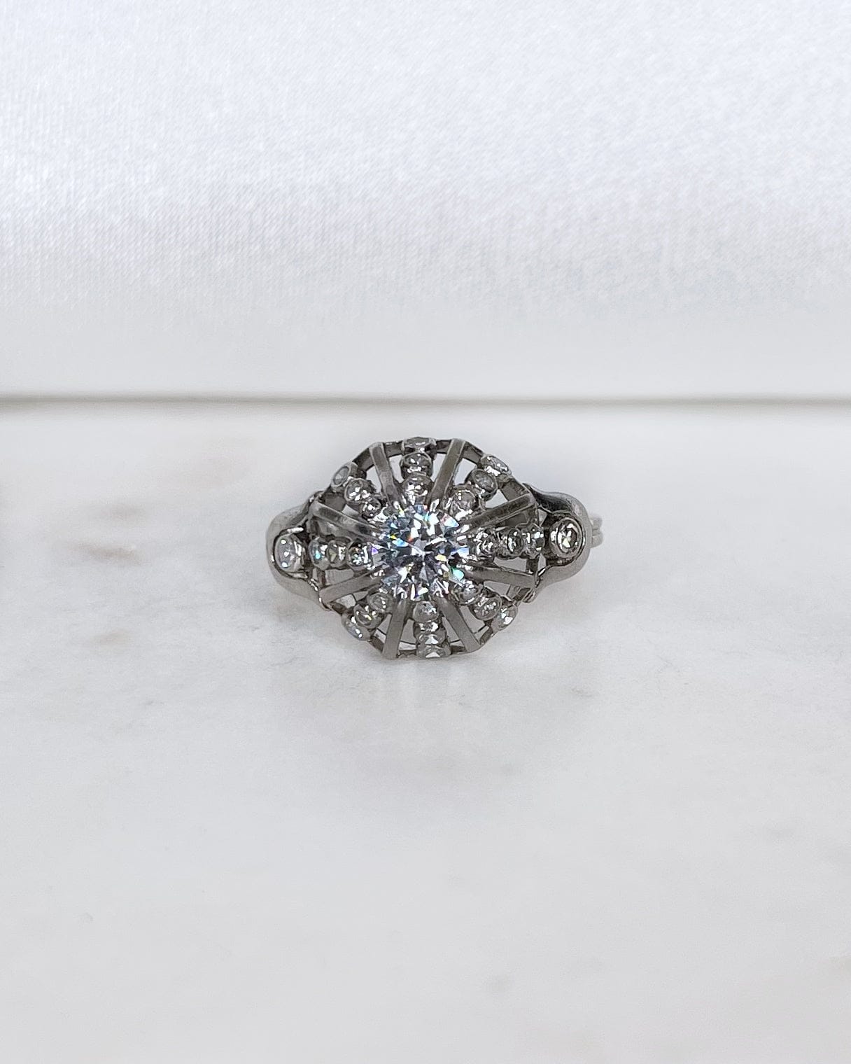 Bague Art Déco Diamants 0,83 carat "Dolci" - Elliade Paris