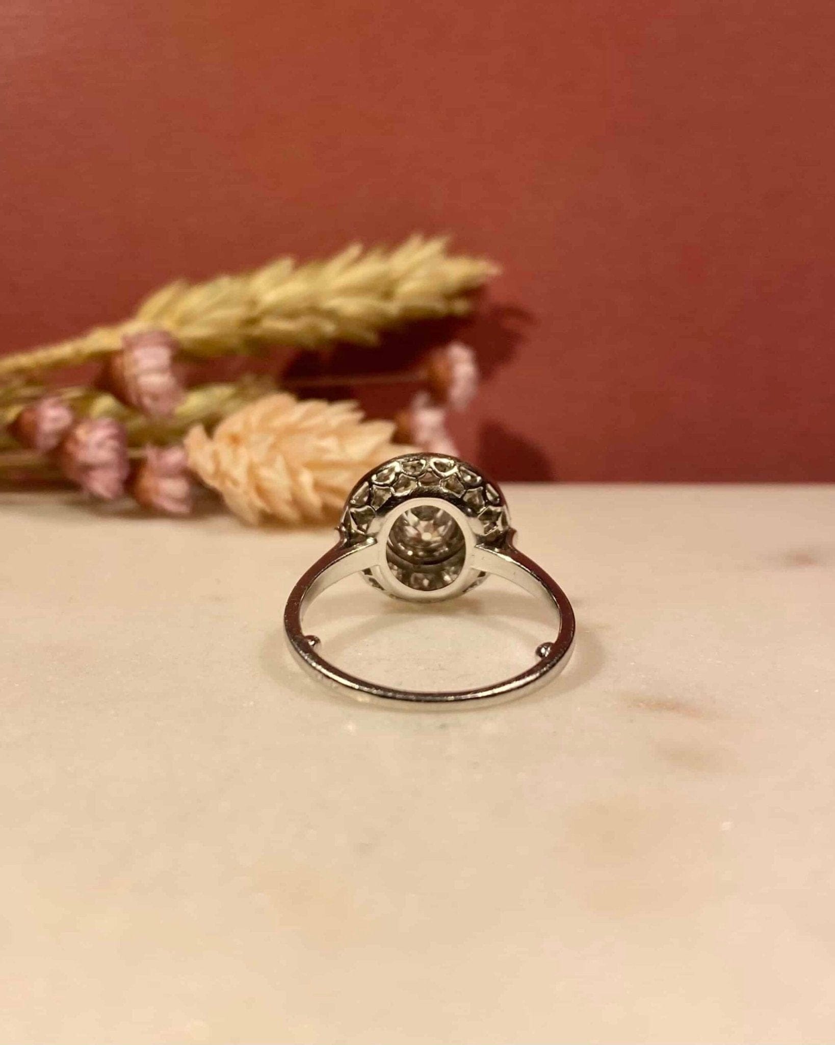 Bague Art - Déco Diamants 0.83 carat "Dorianne" - Elliade Paris