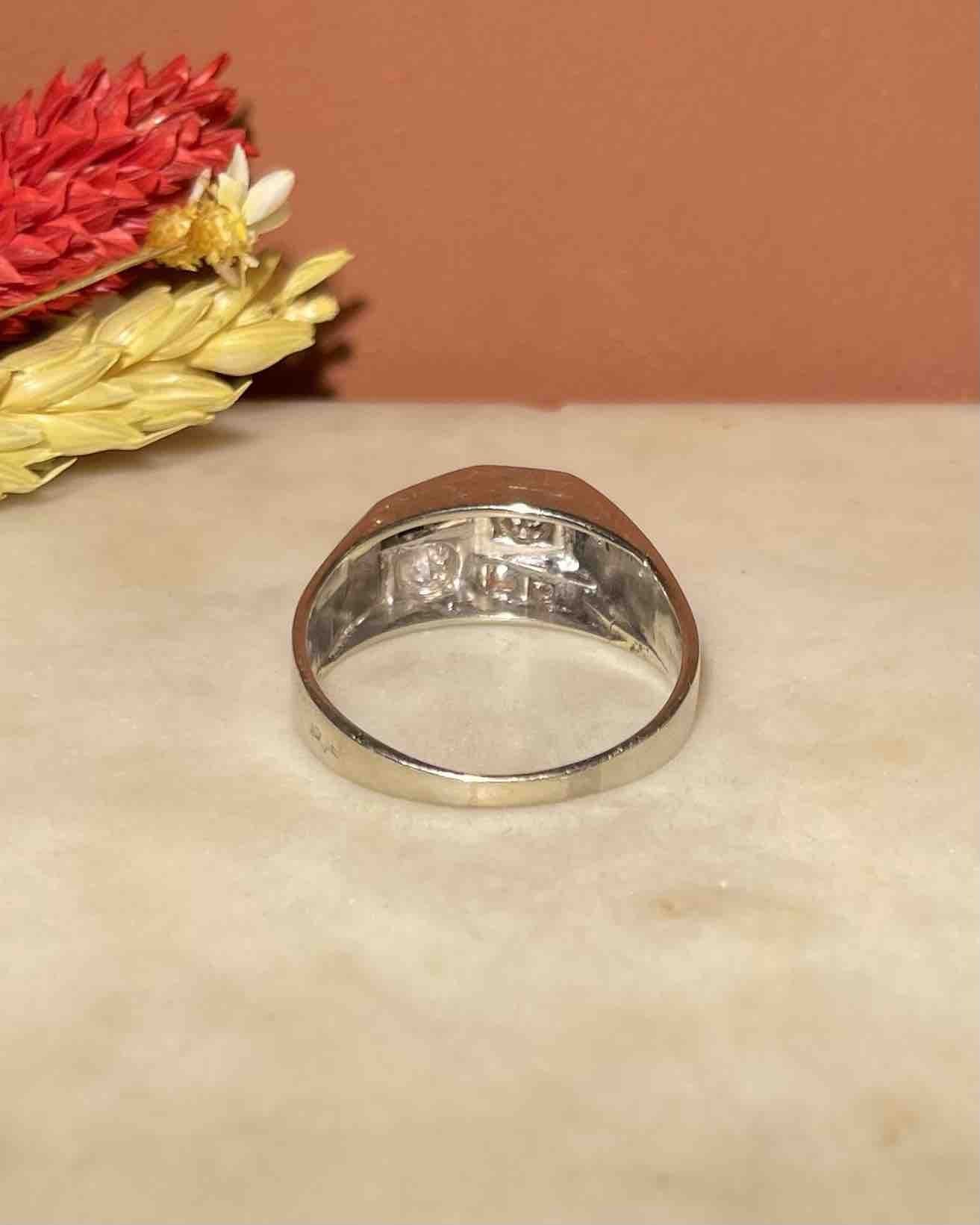 Bague Art - déco Diamants 0.90 carat "Geneva" - Elliade Paris