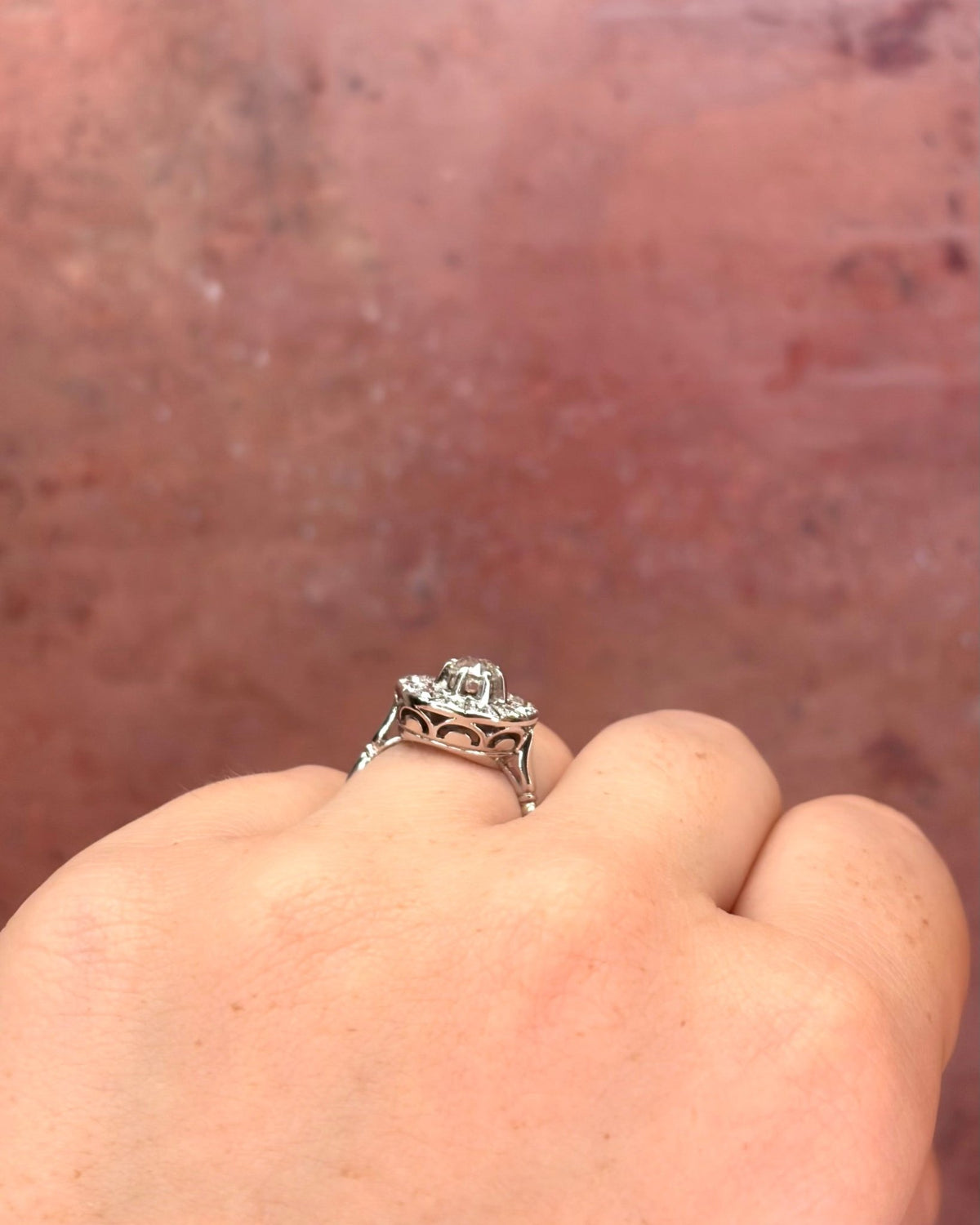 Bague Art-Déco Diamants 0.98 carat 4.24g "Jaelle" - Elliade Paris