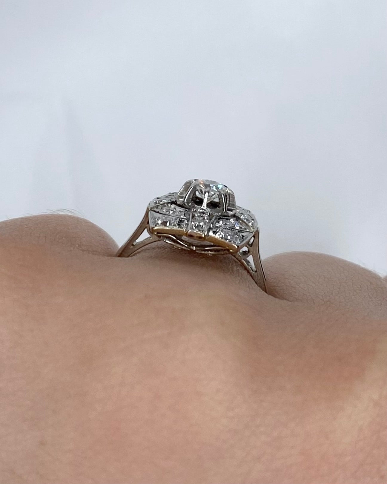 Bague Art - Déco Diamants 1.01 carat "Marta" - Elliade Paris