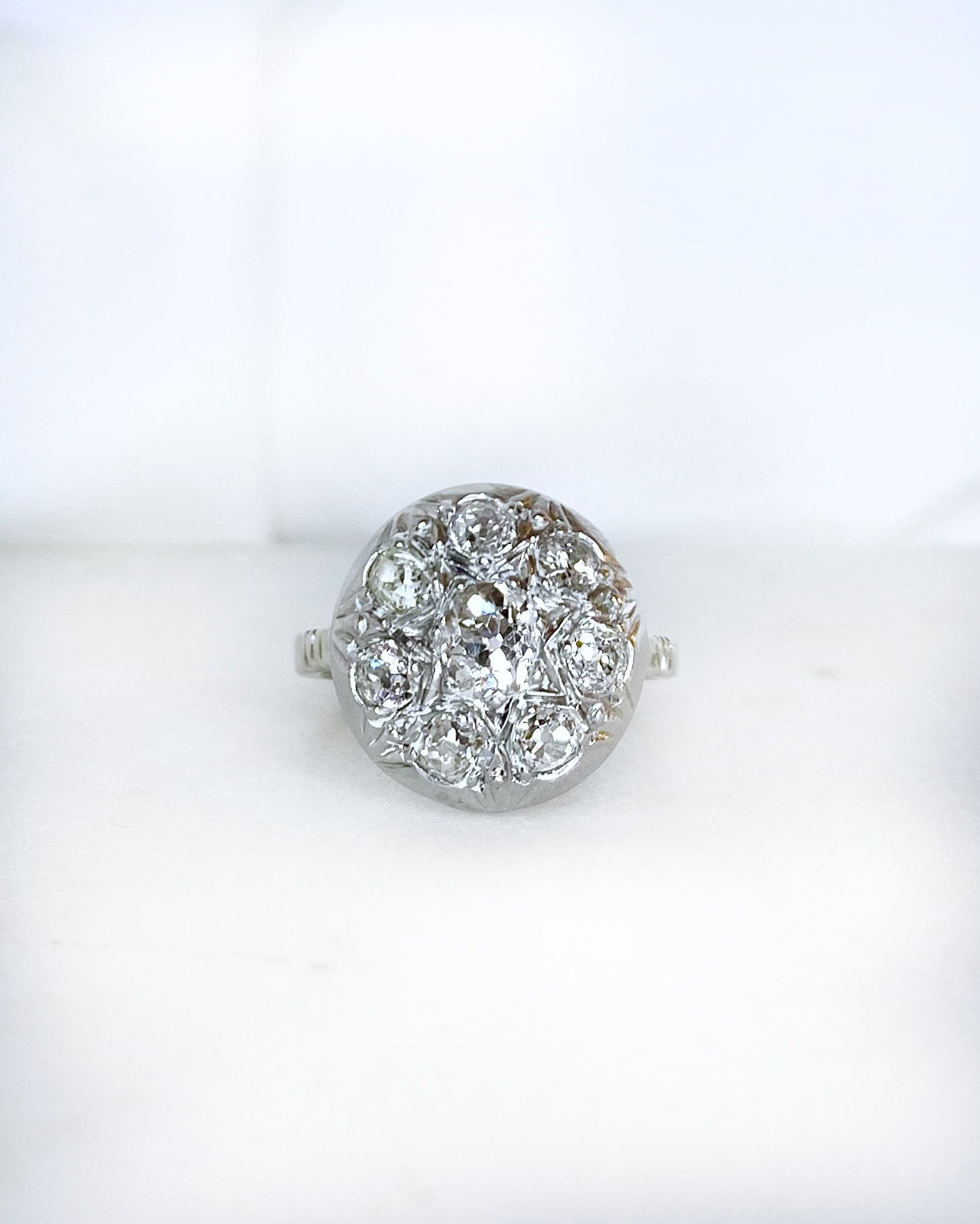 Bague Art - Déco Diamants 1.16 carat "Kyla" - Elliade Paris