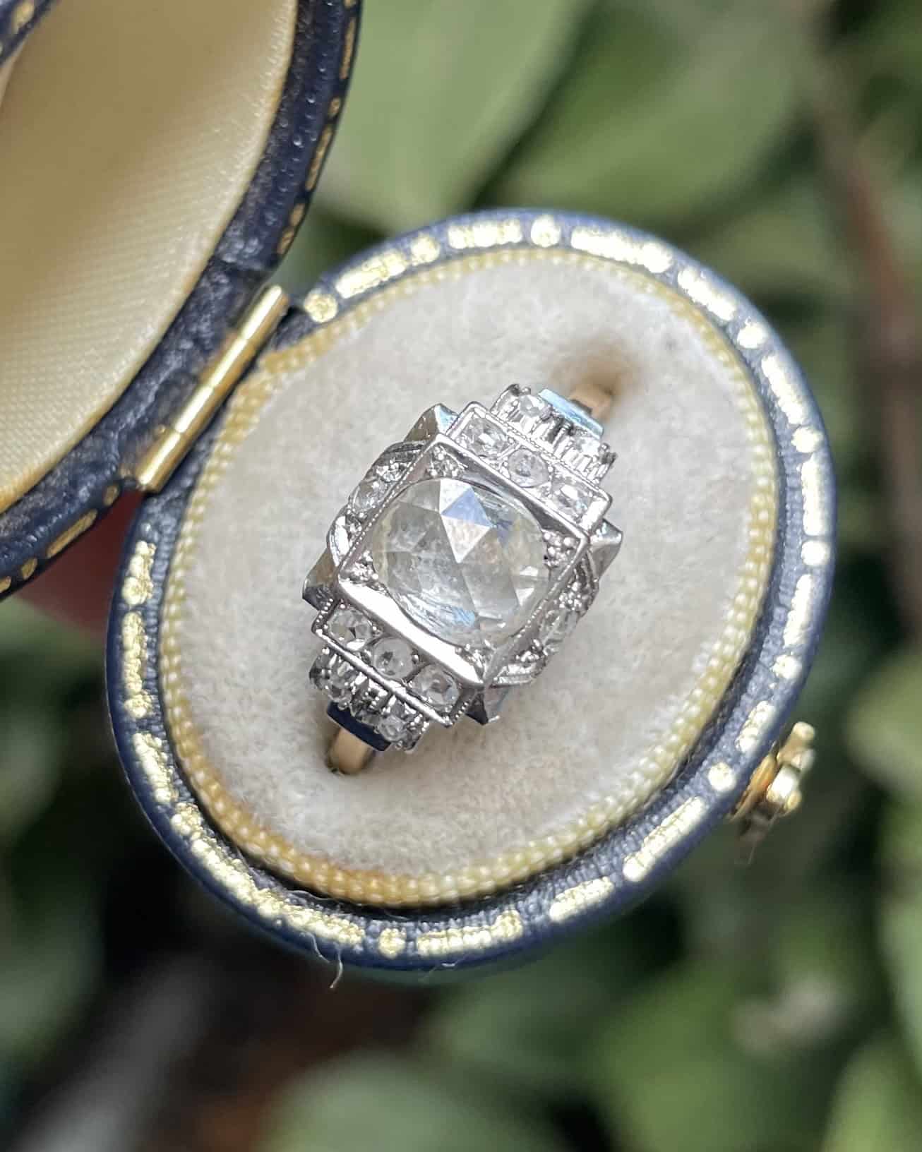 Bague Art - Déco Diamants 1.24 Carat "Nyal" - Elliade Paris