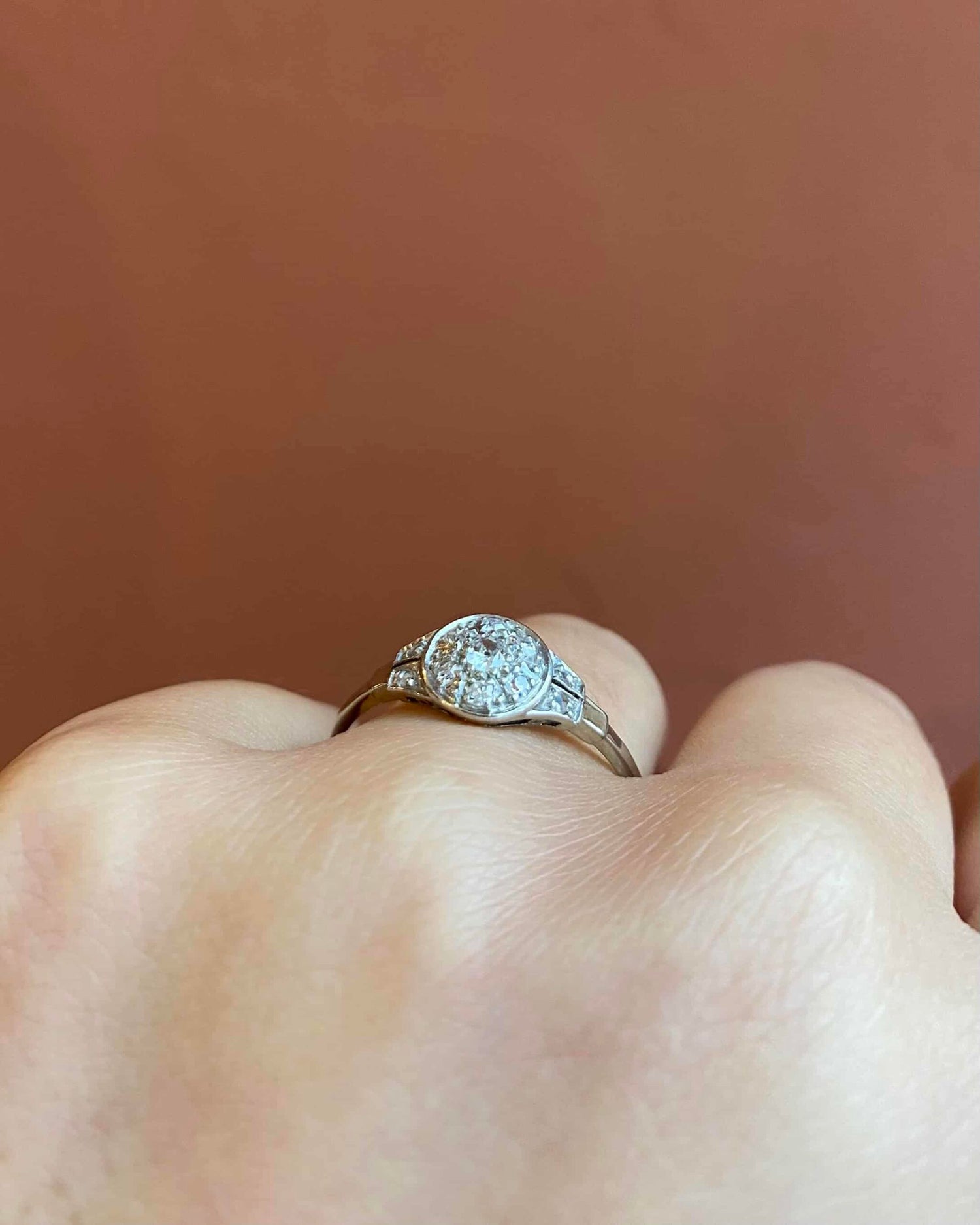 Bague Art-Déco Diamants "Julinne"