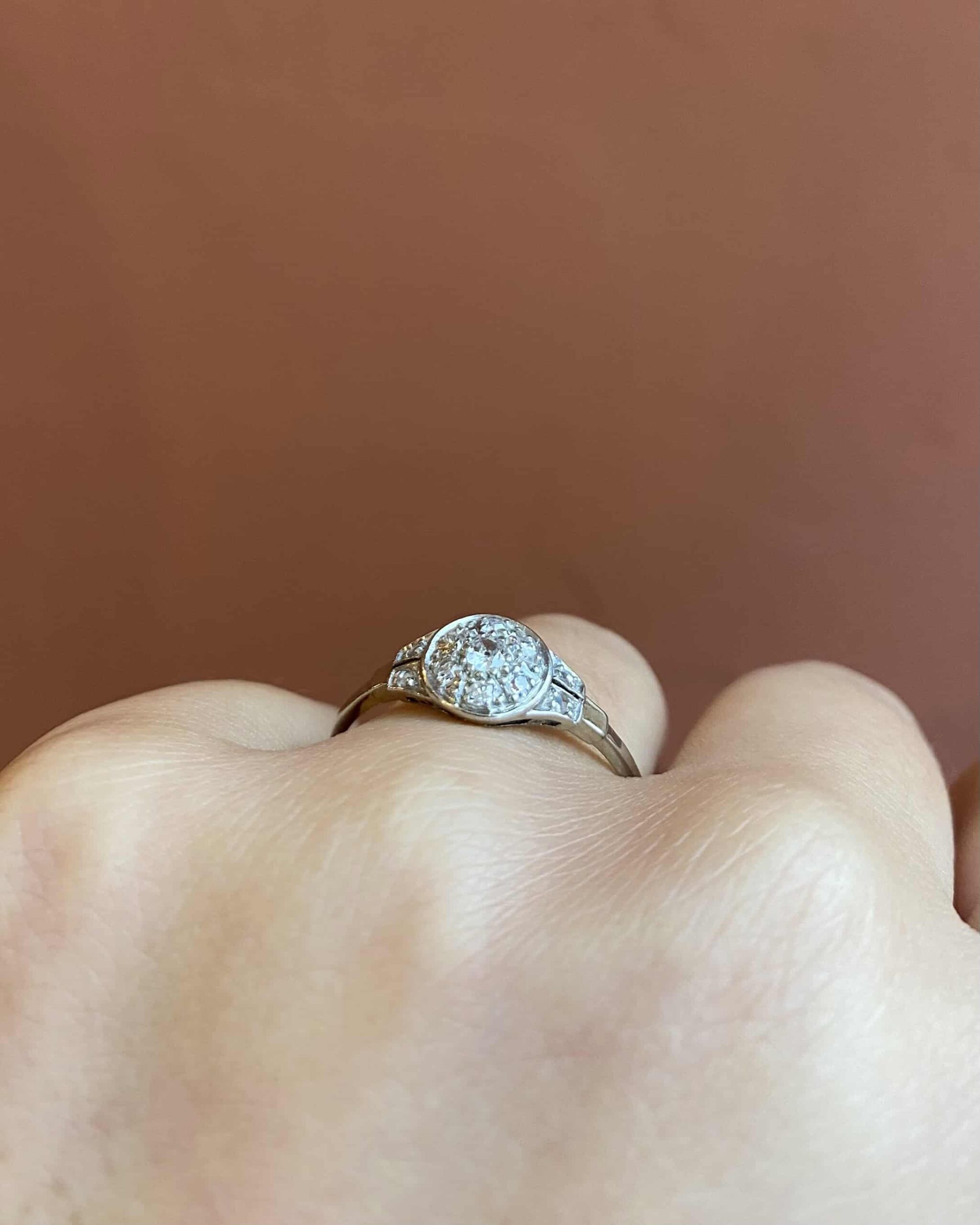 Bague Art-Déco Diamants "Julinne"