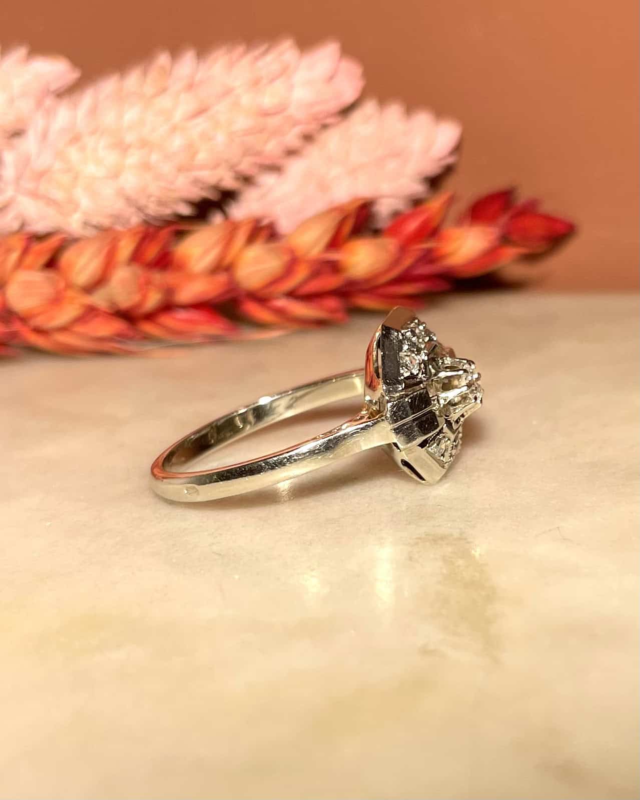 Bague Art - déco Diamants "Amaya" - Elliade Paris