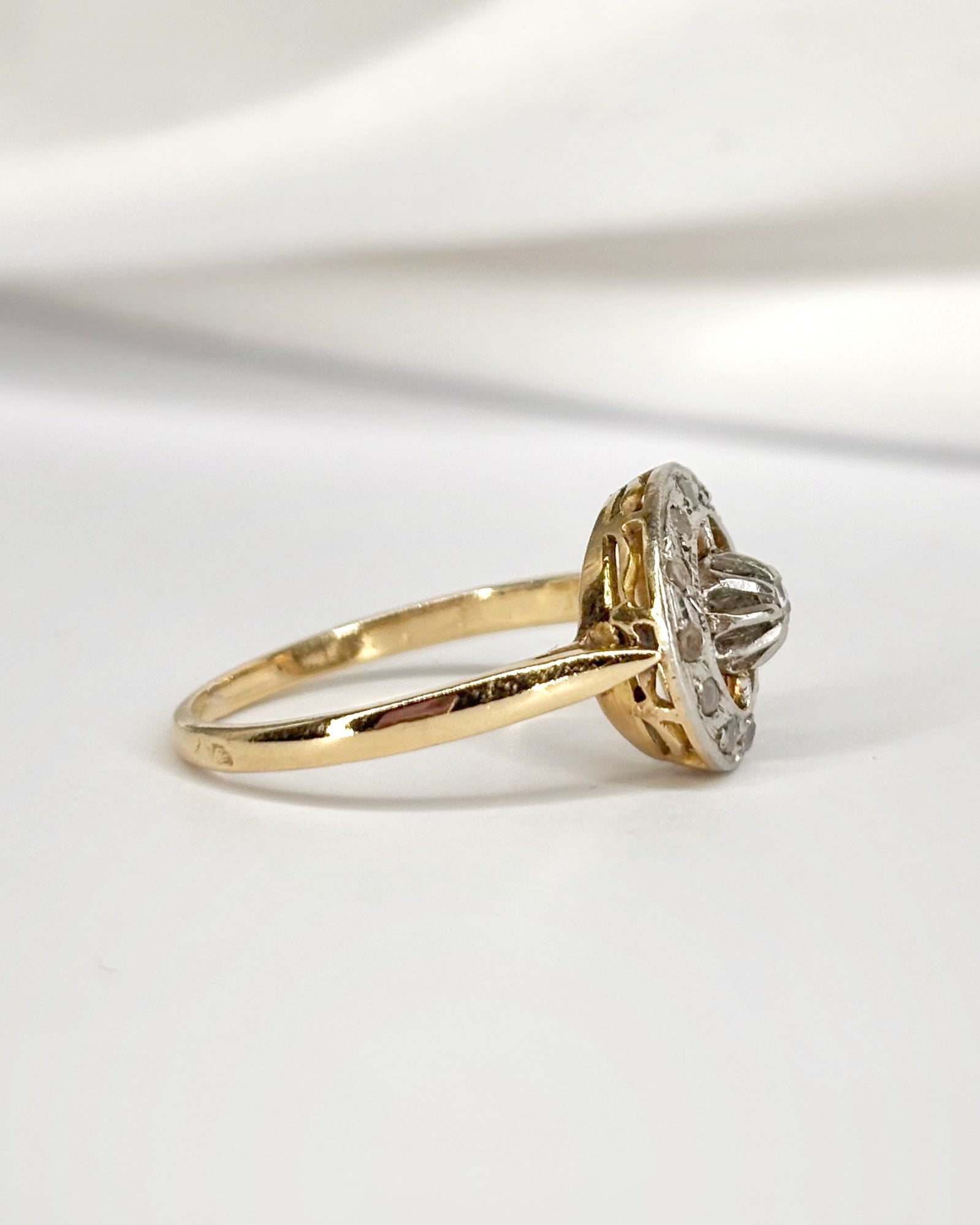 Bague Art - Déco Diamants "Ania" - Elliade Paris