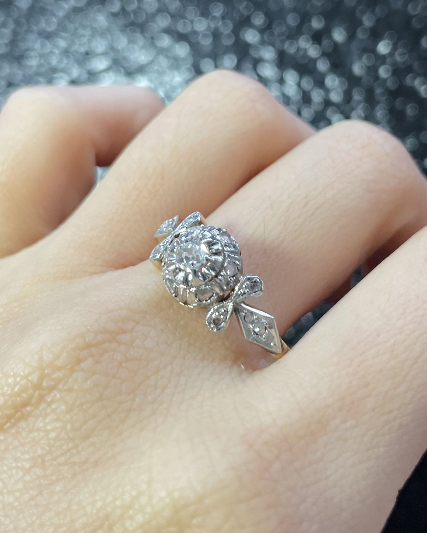 Bague Art - déco Diamants "Brenda" - Elliade Paris