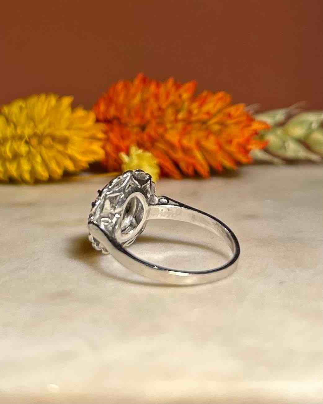 Bague Art - Déco Diamants "Capucine" - Elliade Paris