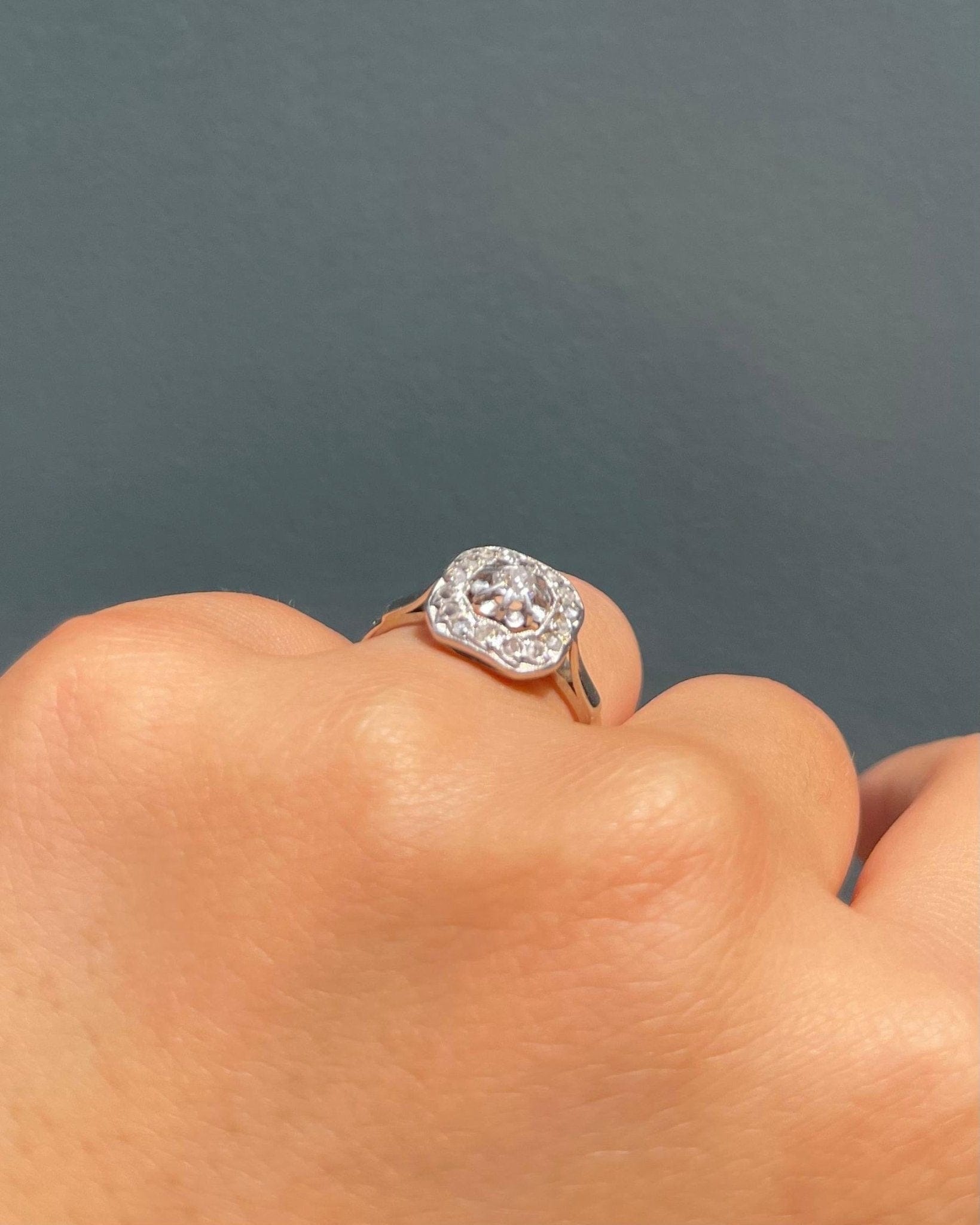 Bague Art - Déco Diamants "Celyana" - Elliade Paris