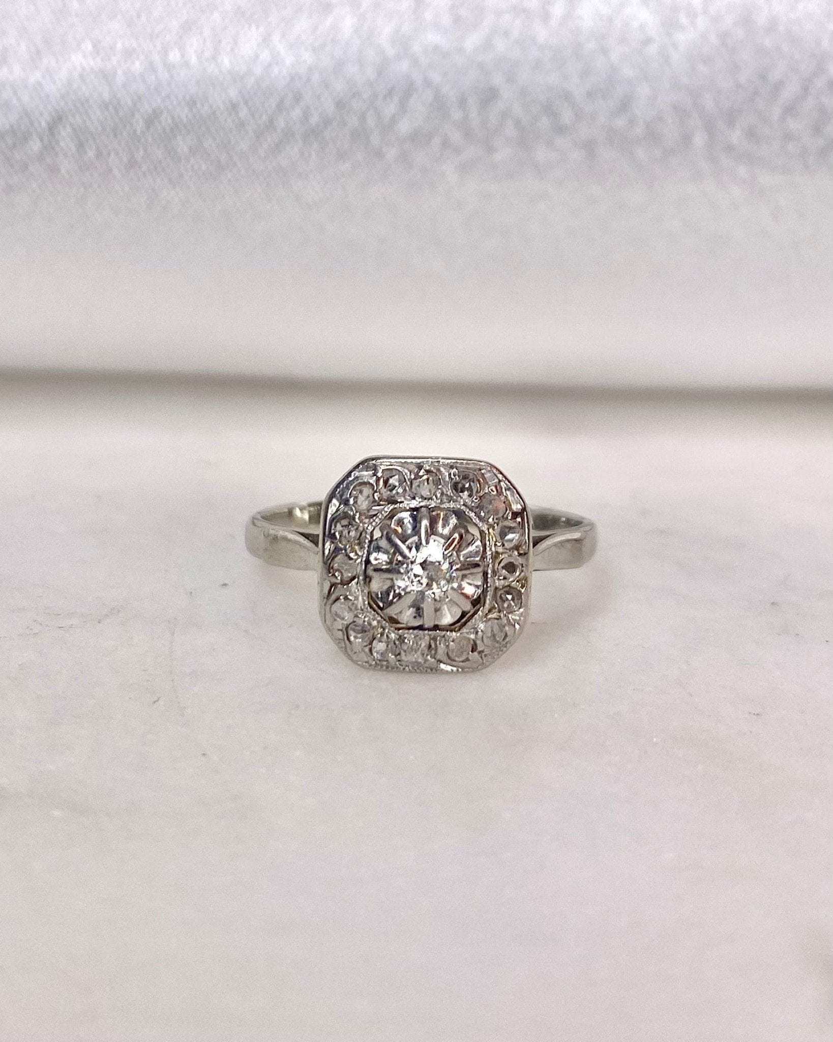 Bague Art - Déco Diamants "Celyana" - Elliade Paris