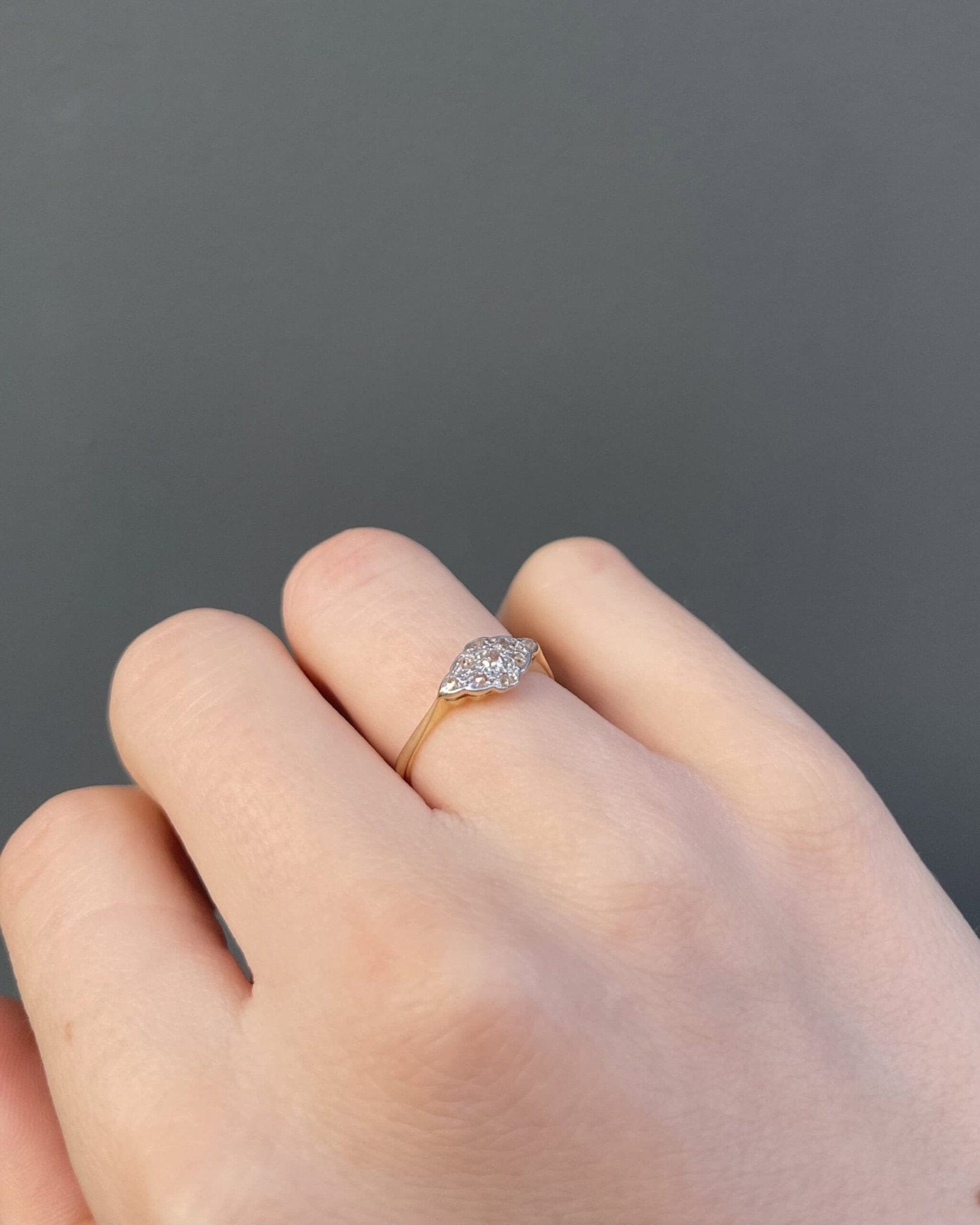 Bague Art - Déco Diamants "Chantal" - Elliade Paris