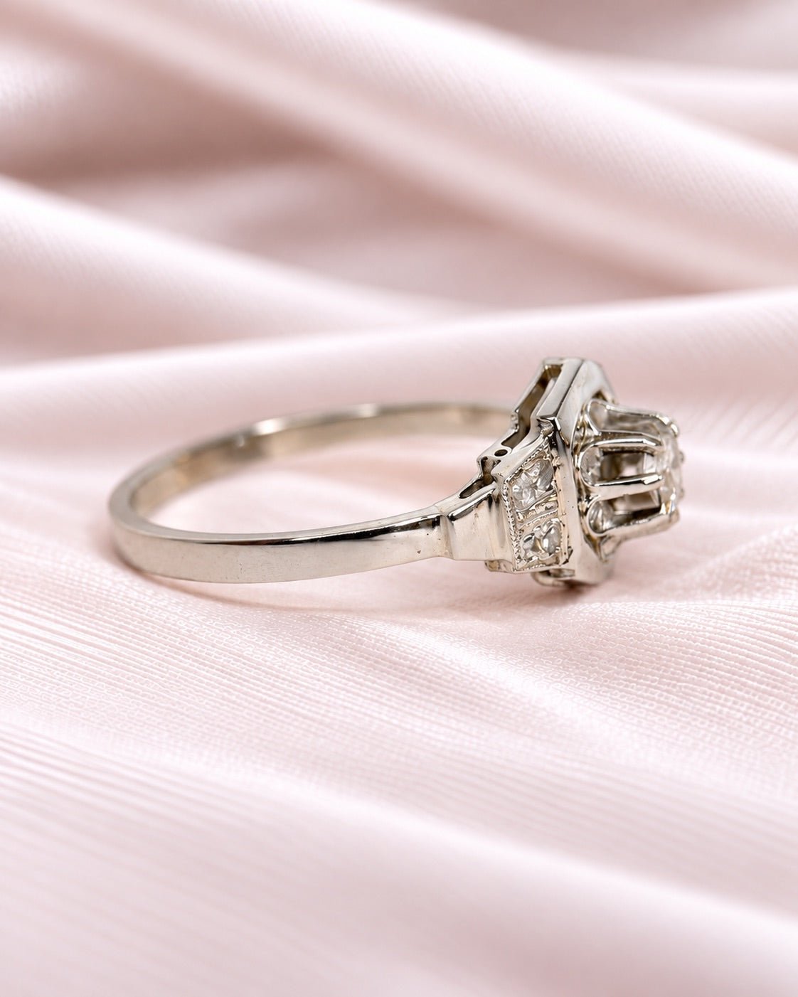 Bague Art-Déco Diamants "Clara" - Elliade Paris