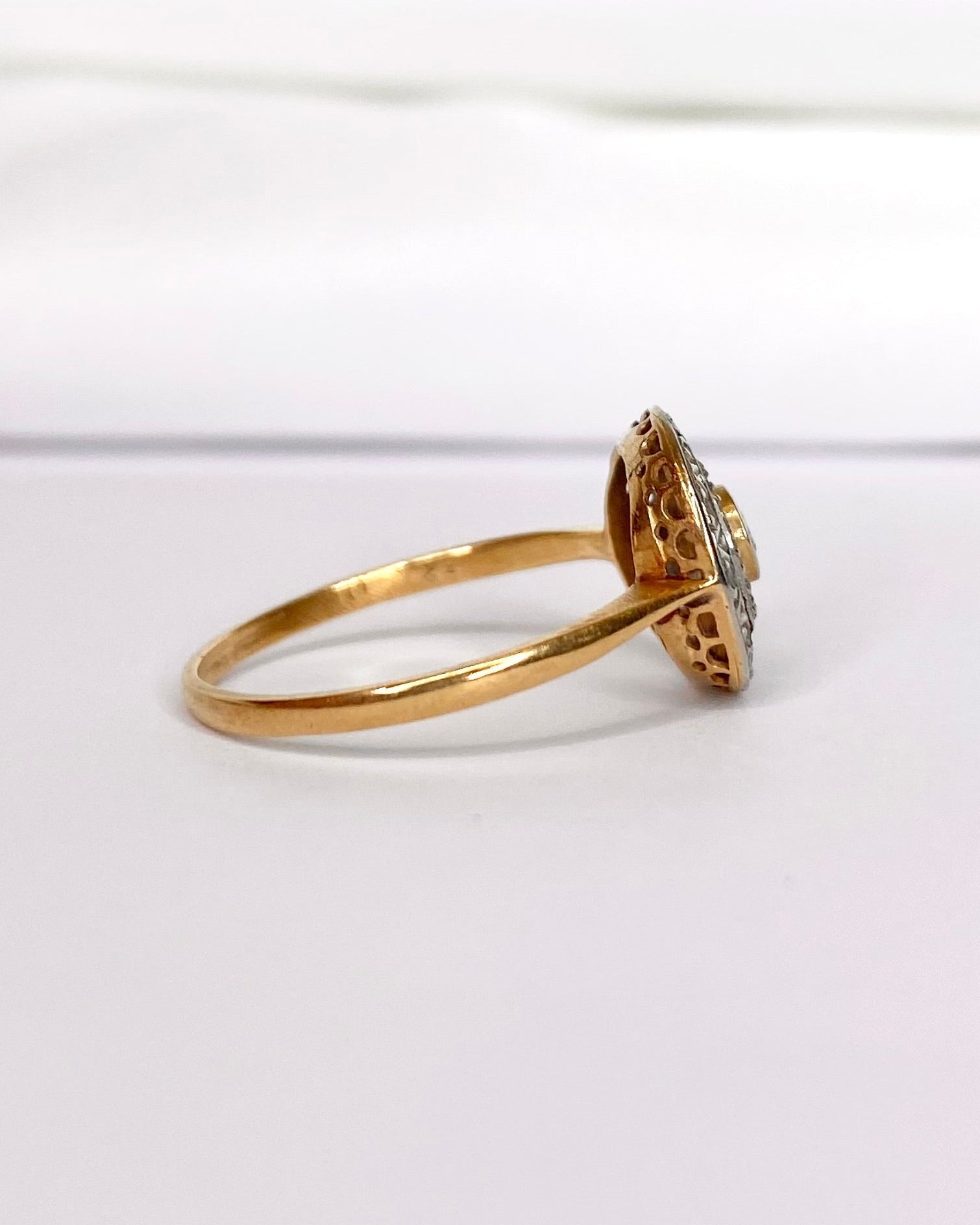 Bague Art - Déco Diamants "Clara" - Elliade Paris