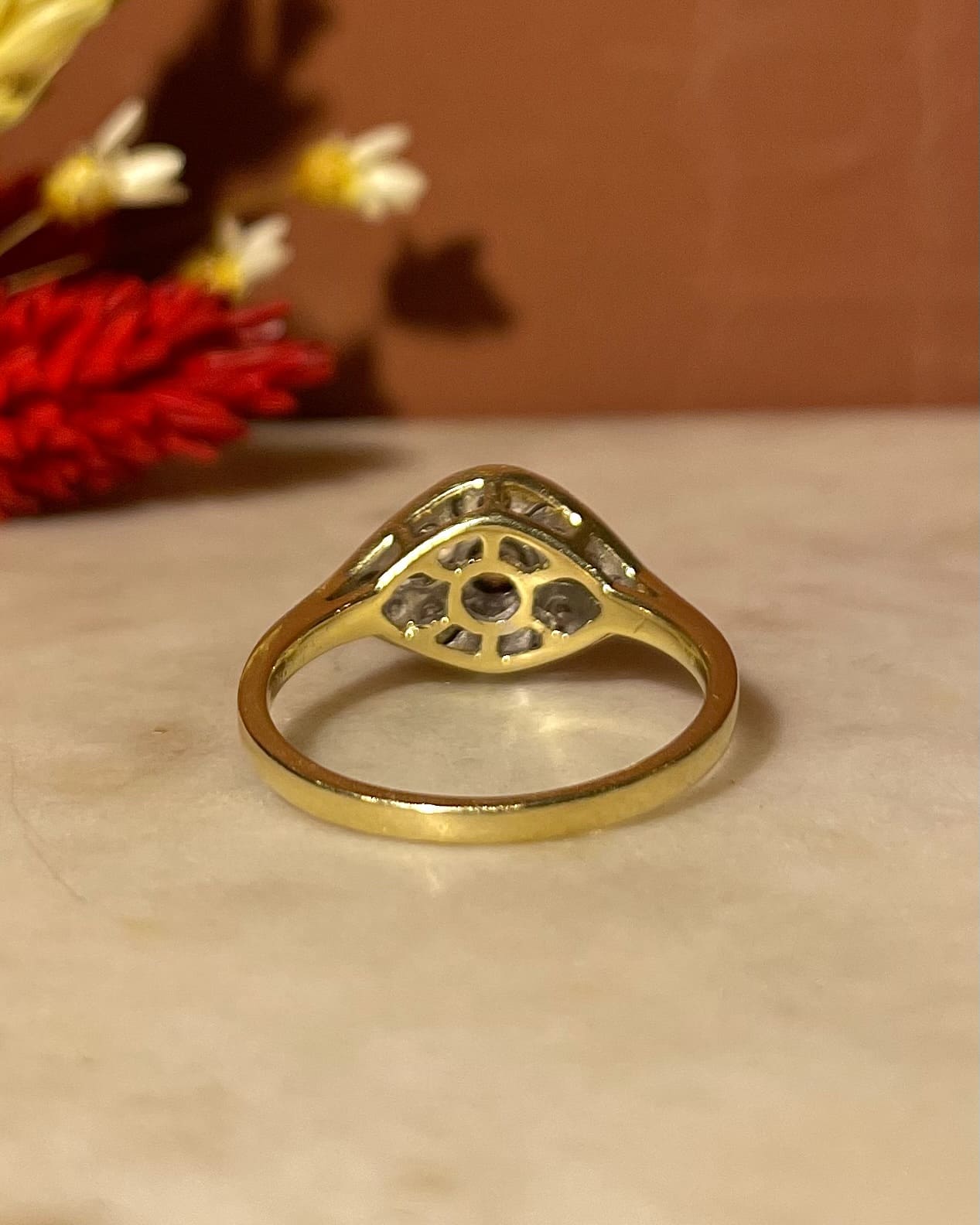 Bague Art - déco Diamants "Cornelia" - Elliade Paris