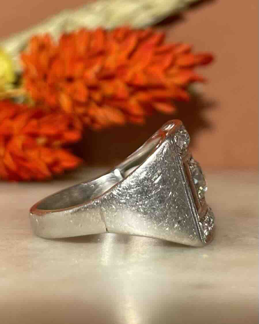 Bague Art - déco Diamants d&