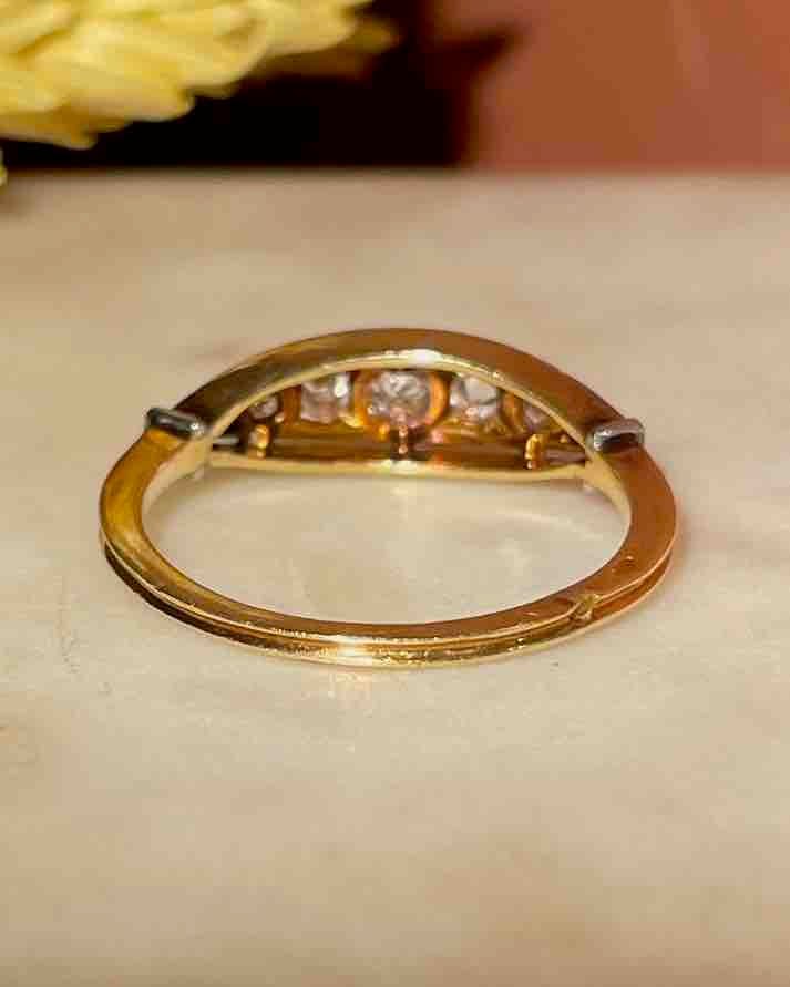 Bague Art - déco Diamants "Drina" - Elliade Paris