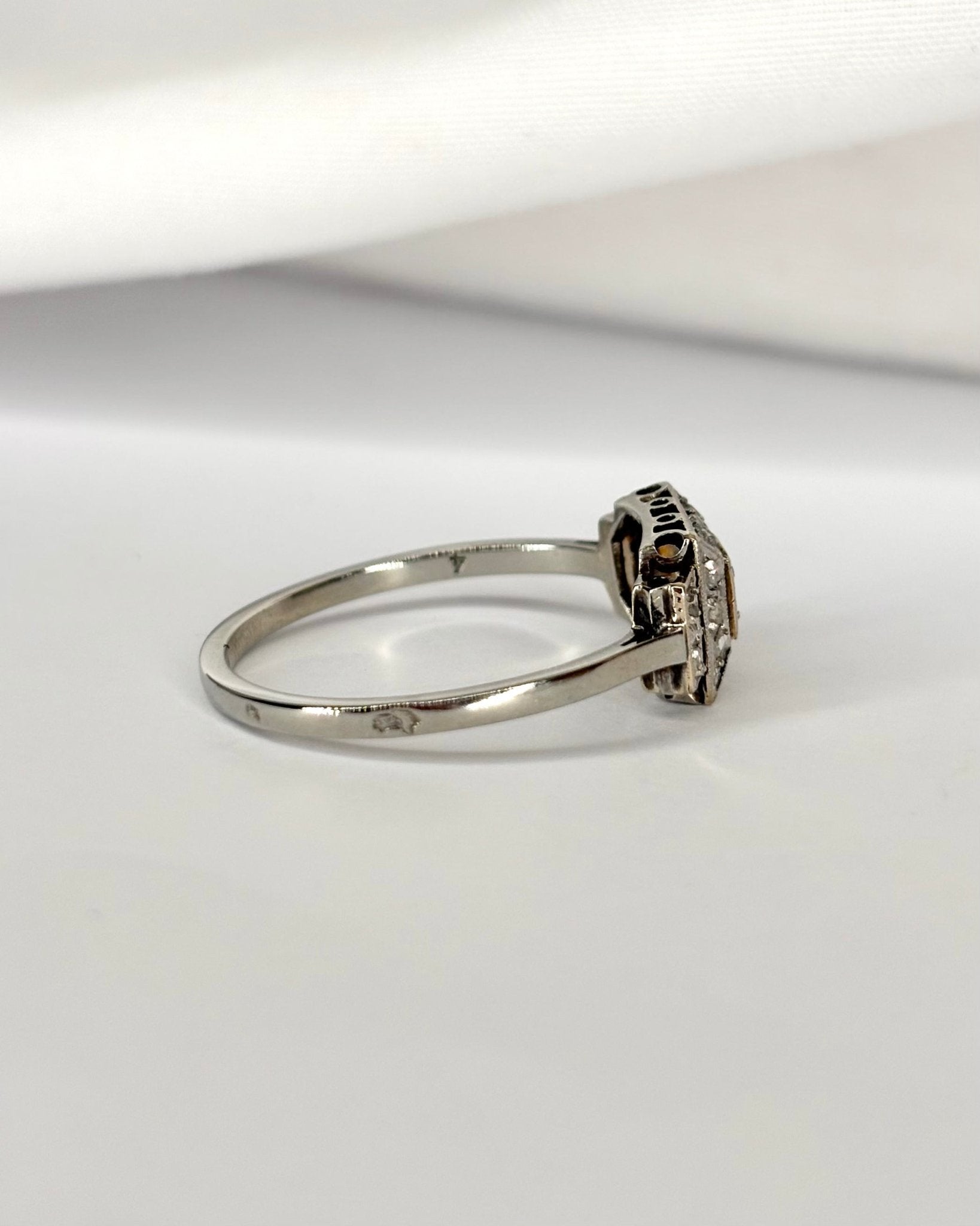 Bague Art Déco Diamants "Emilie" - Elliade Paris