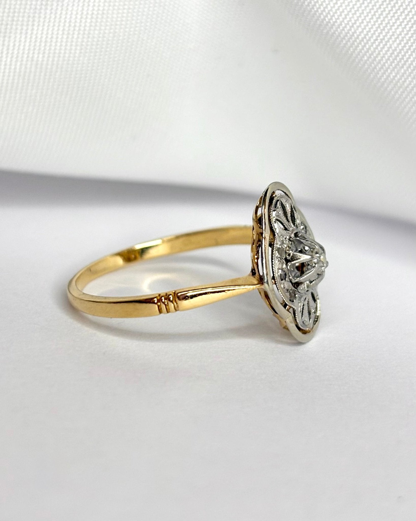 Bague Art Déco Diamants "Emily" - Elliade Paris