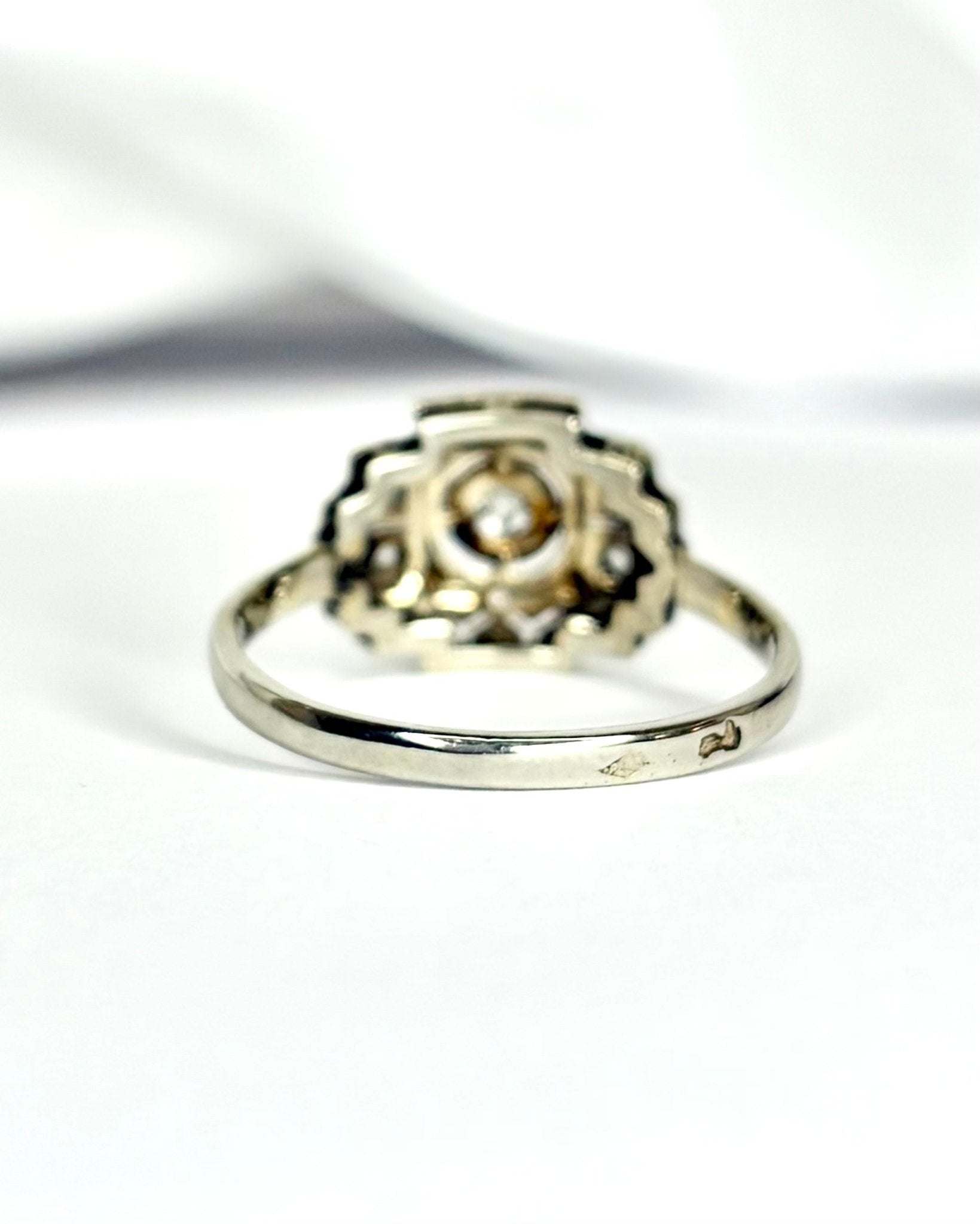 Bague Art - Déco Diamants "Emma" - Elliade Paris