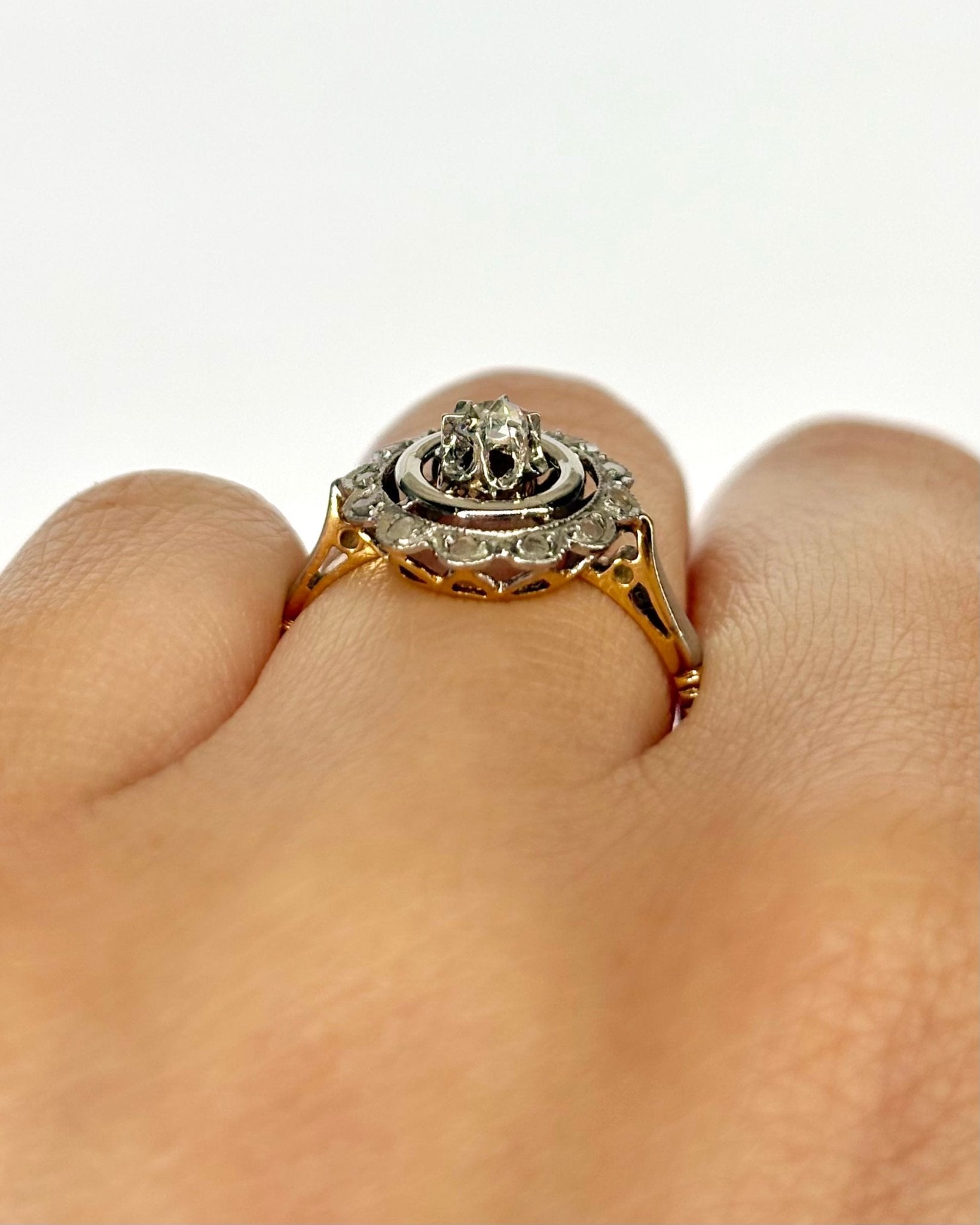 Bague Art Déco Diamants "Eudoxie" - Elliade Paris