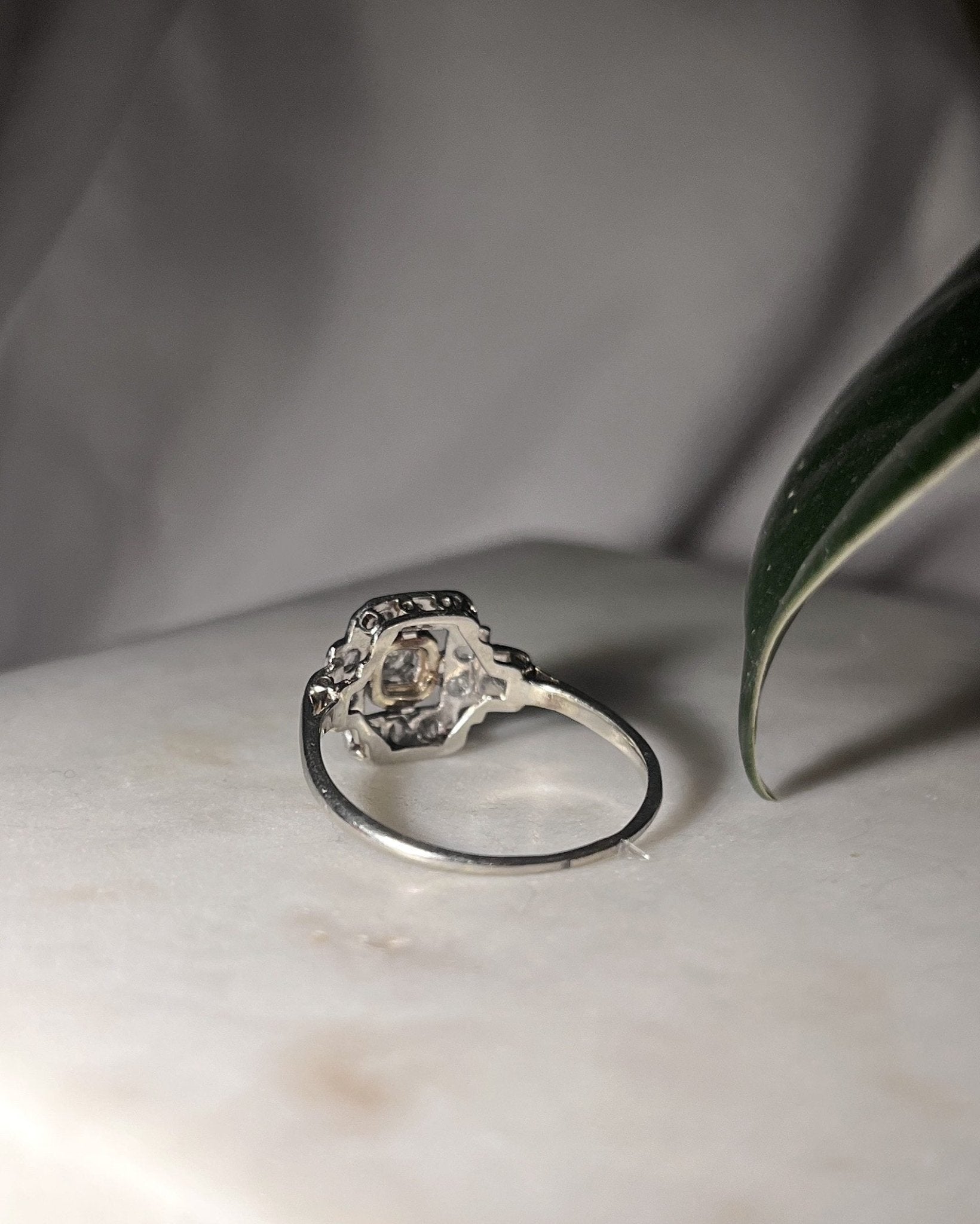 Bague art déco diamants "Géraldine" - Elliade Paris