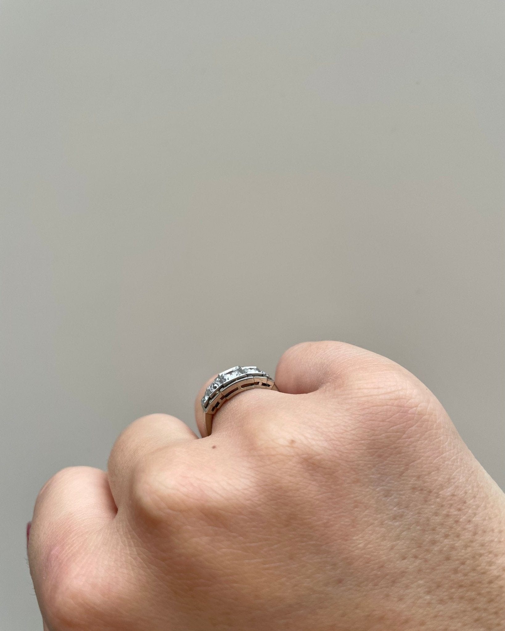 Bague Art - Déco Diamants "Isabel" - Elliade Paris