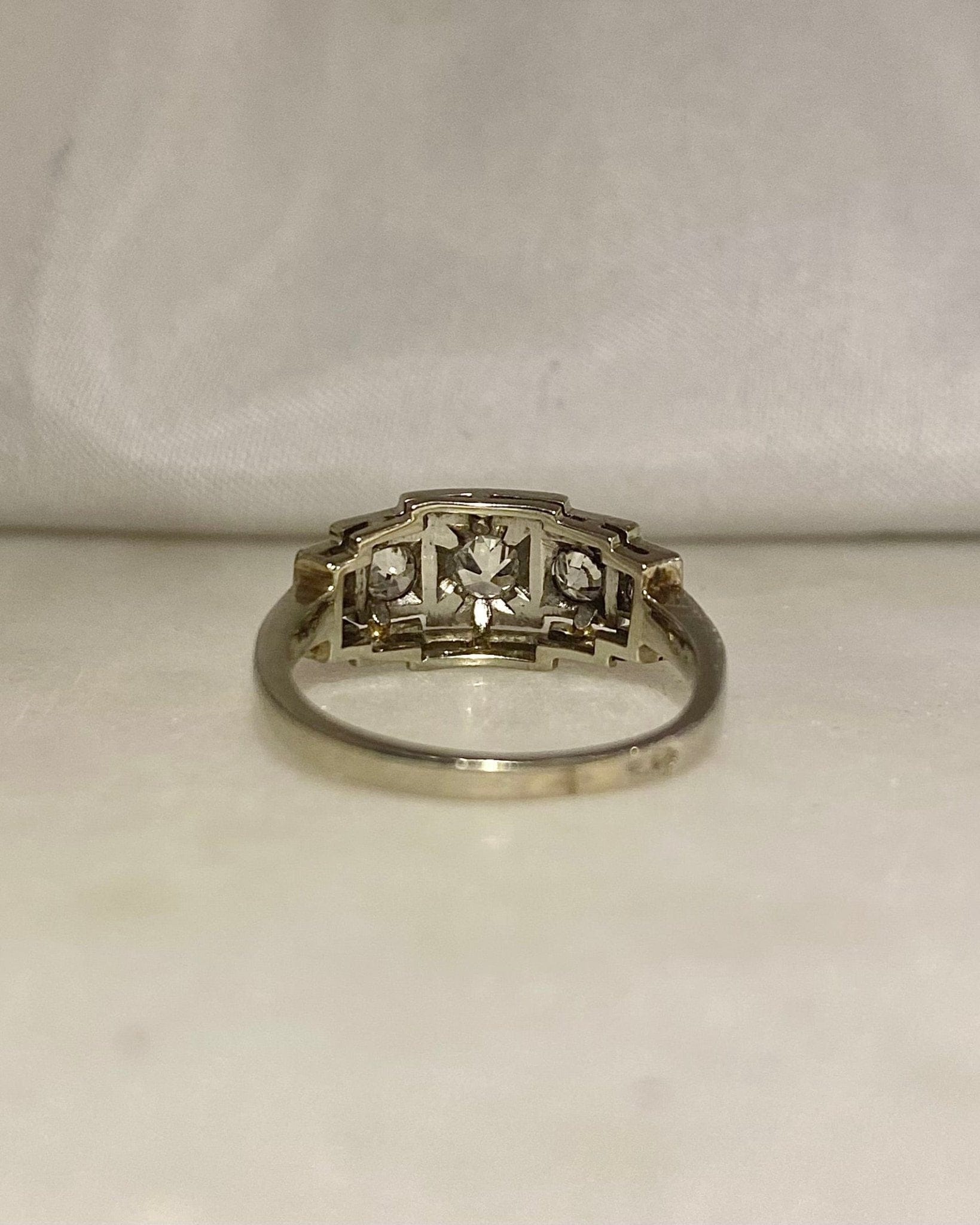 Bague Art - Déco Diamants "Isabel" - Elliade Paris