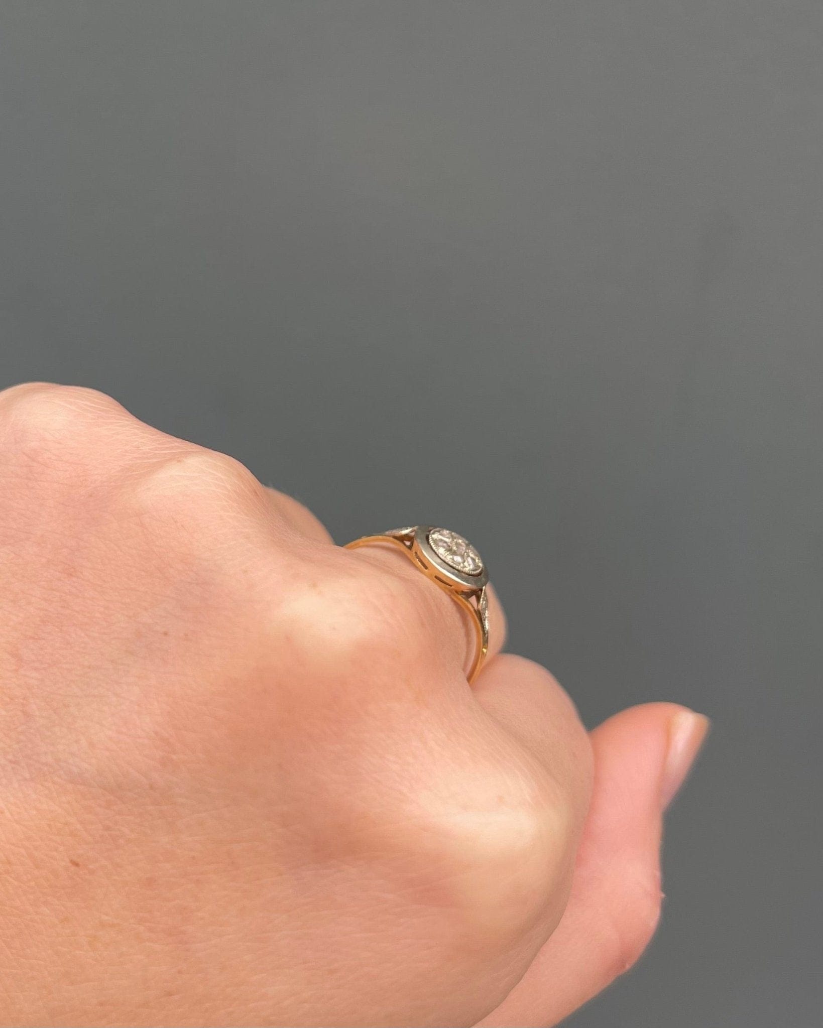 Bague Art - Déco Diamants "Isidore" - Elliade Paris