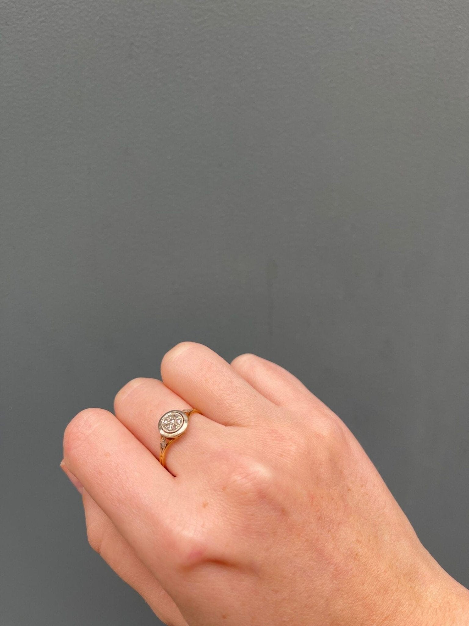 Bague Art - Déco Diamants "Isidore" - Elliade Paris