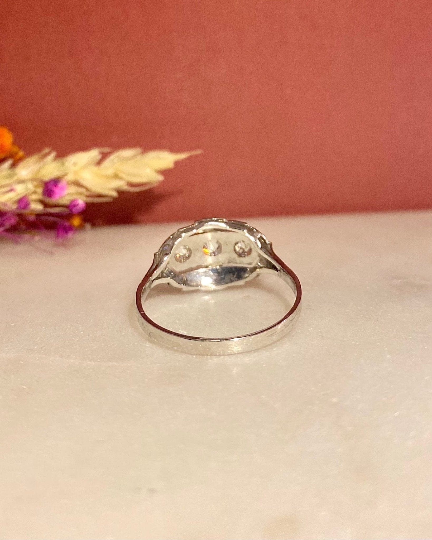 Bague Art - Déco Diamants "Jeanine" - Elliade Paris