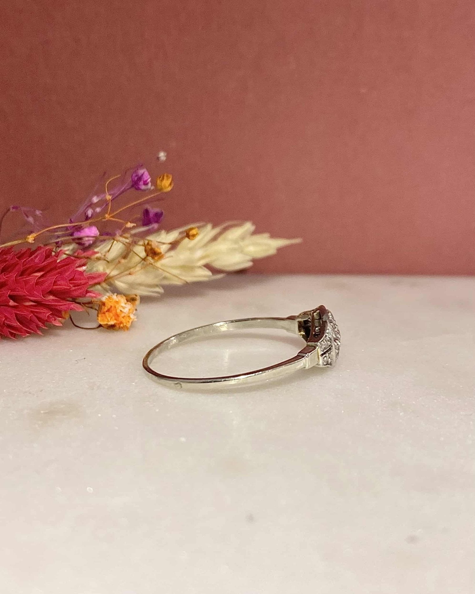Bague Art - Déco Diamants "Julinne" - Elliade Paris