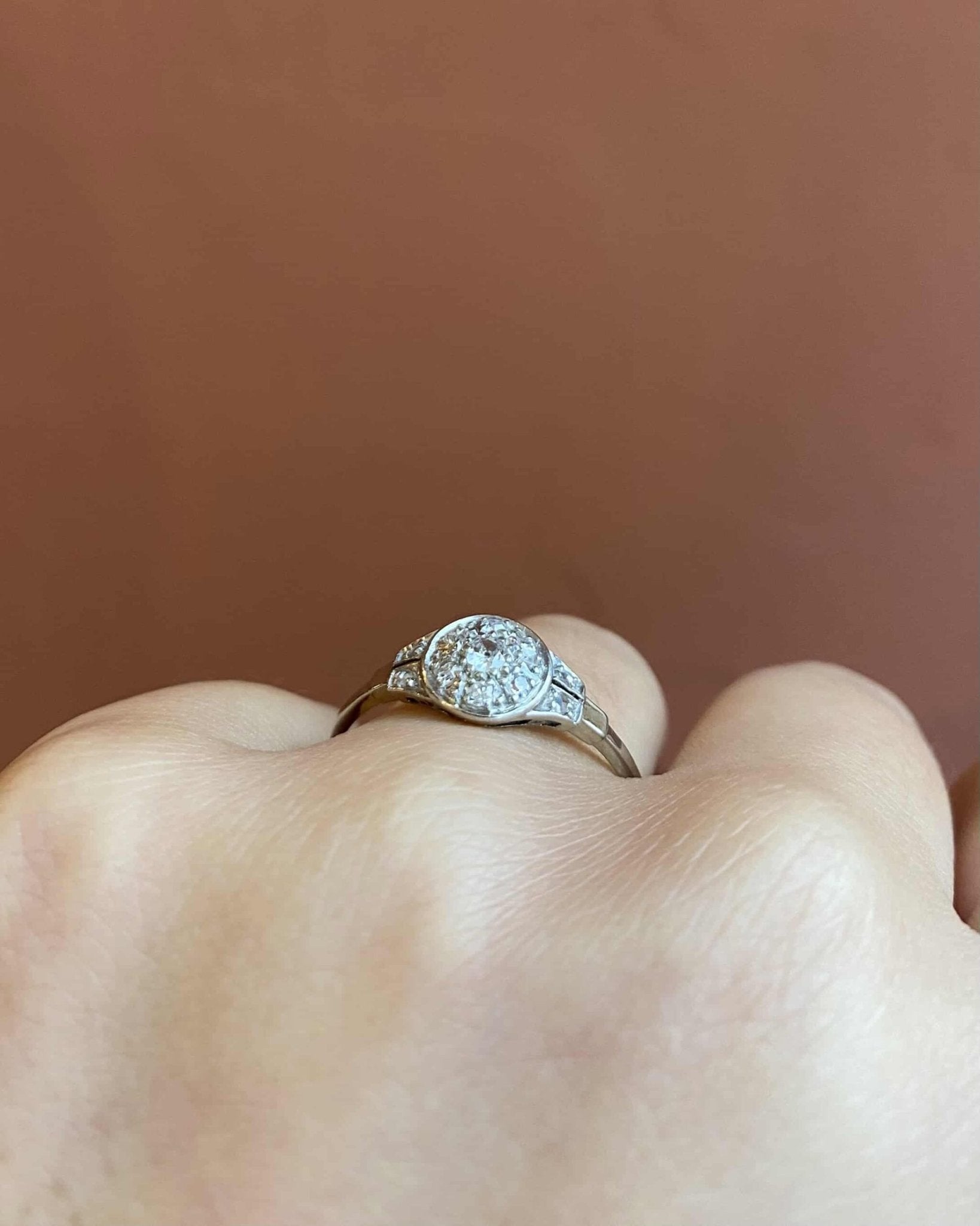 Bague Art - Déco Diamants "Julinne" - Elliade Paris