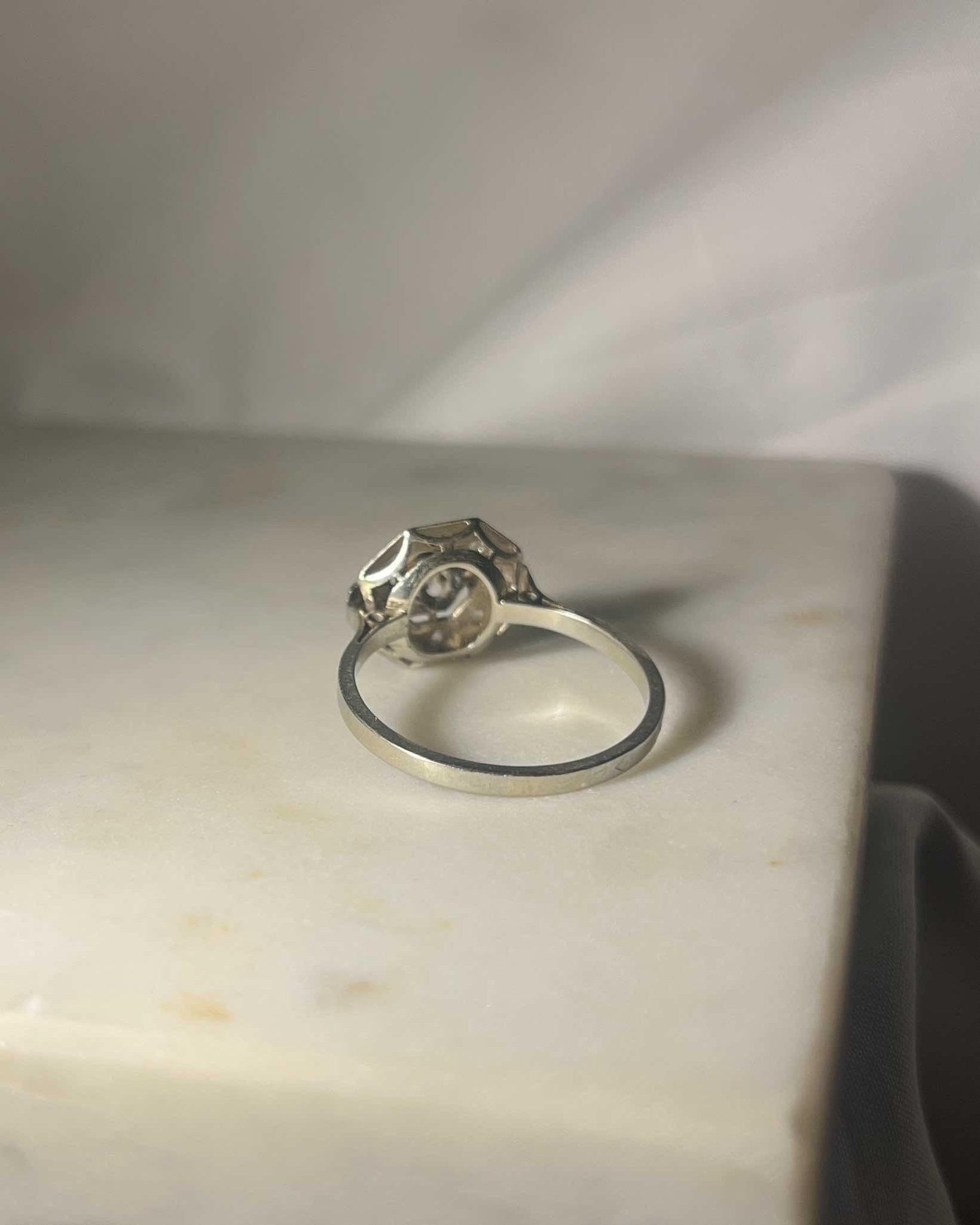 Bague art déco diamants "Laura" - Elliade Paris