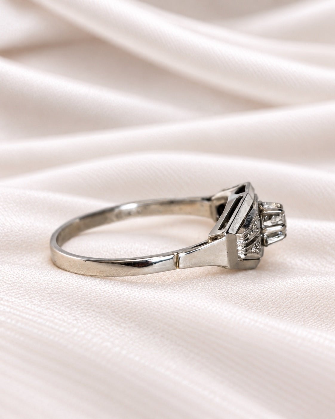 Bague Art-Déco Diamants "Lédio" - Elliade Paris
