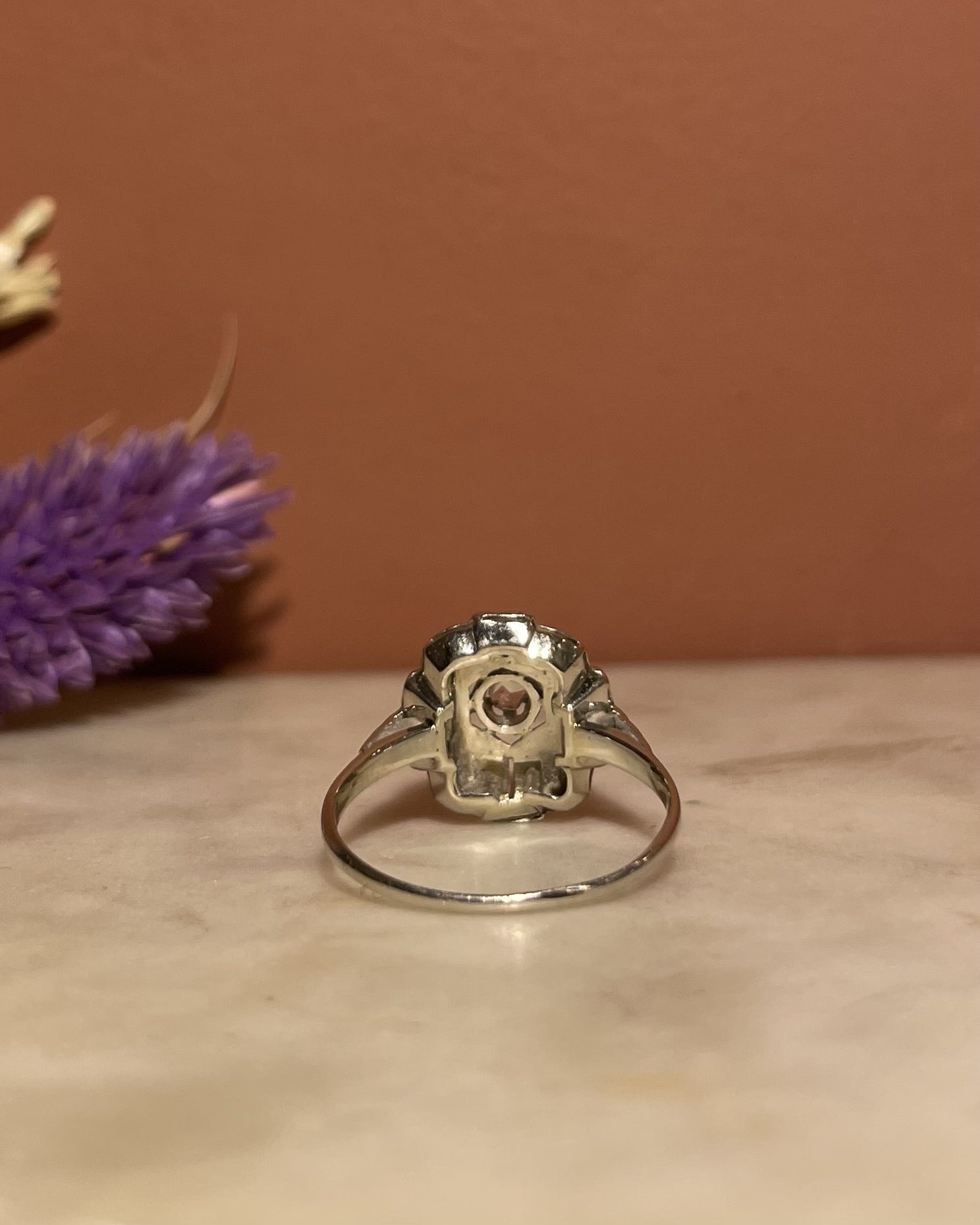 Bague Art - déco Diamants "Lilwenn" - Elliade Paris