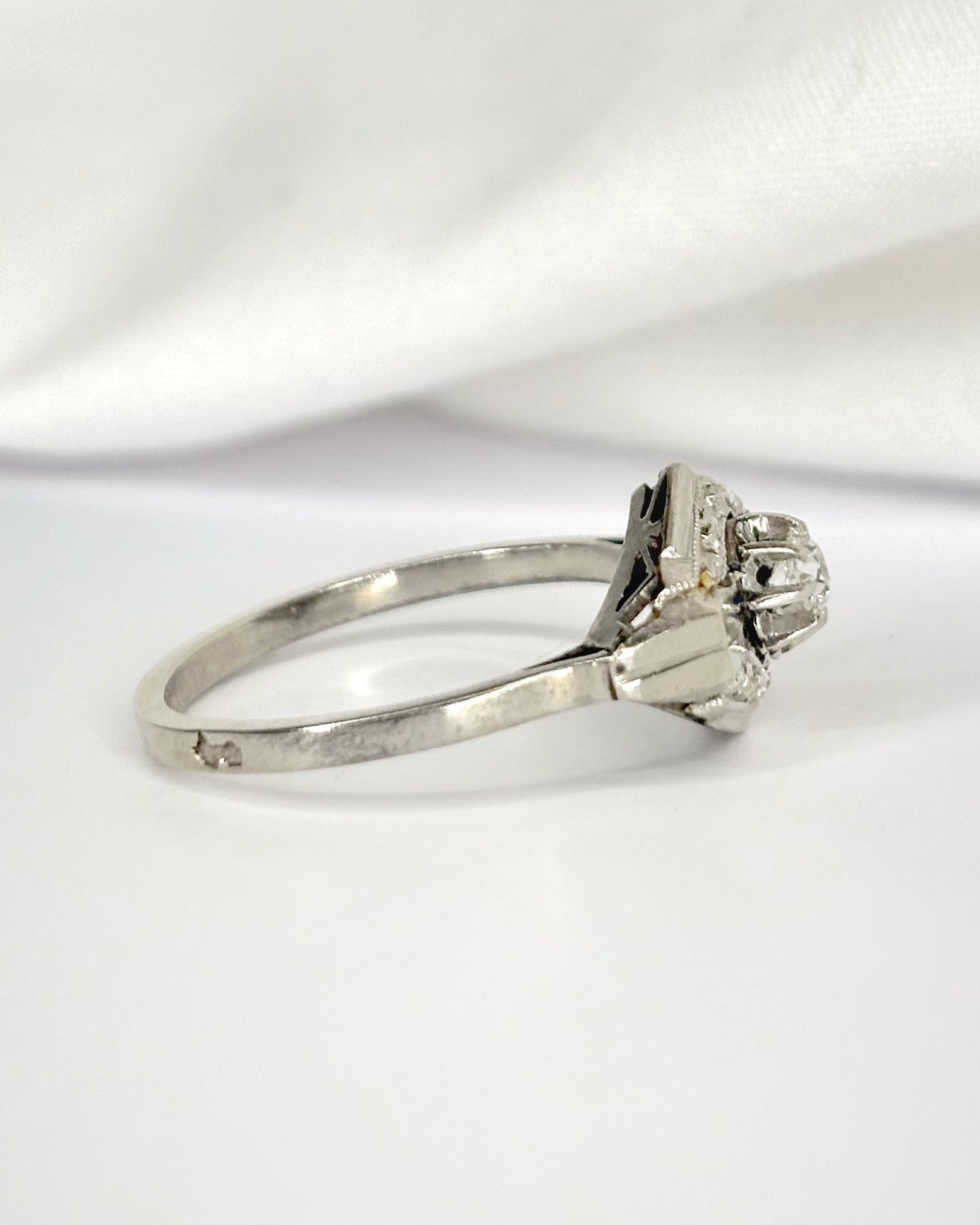 Bague Art-Déco Diamants "Malou" - Elliade Paris