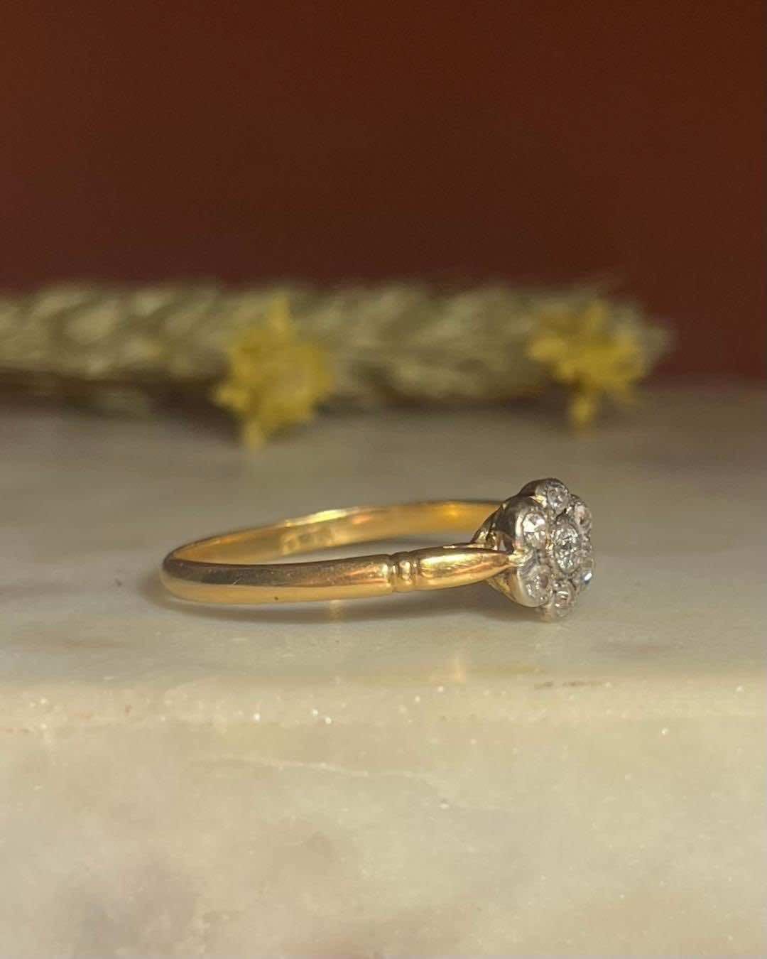 Bague Art - déco Diamants "Manuela" - Elliade Paris