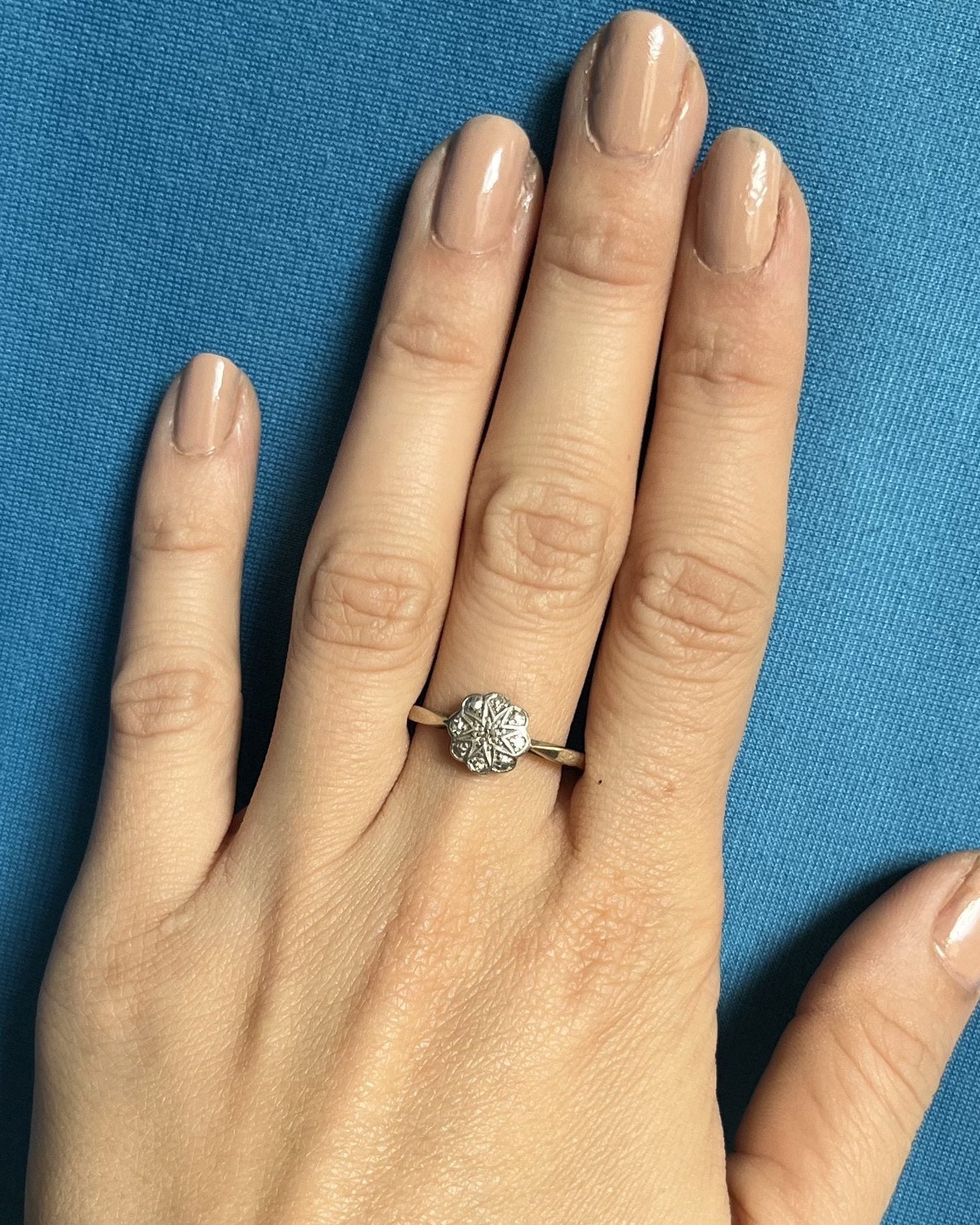 Bague Art déco diamants "Marianne" - Elliade Paris