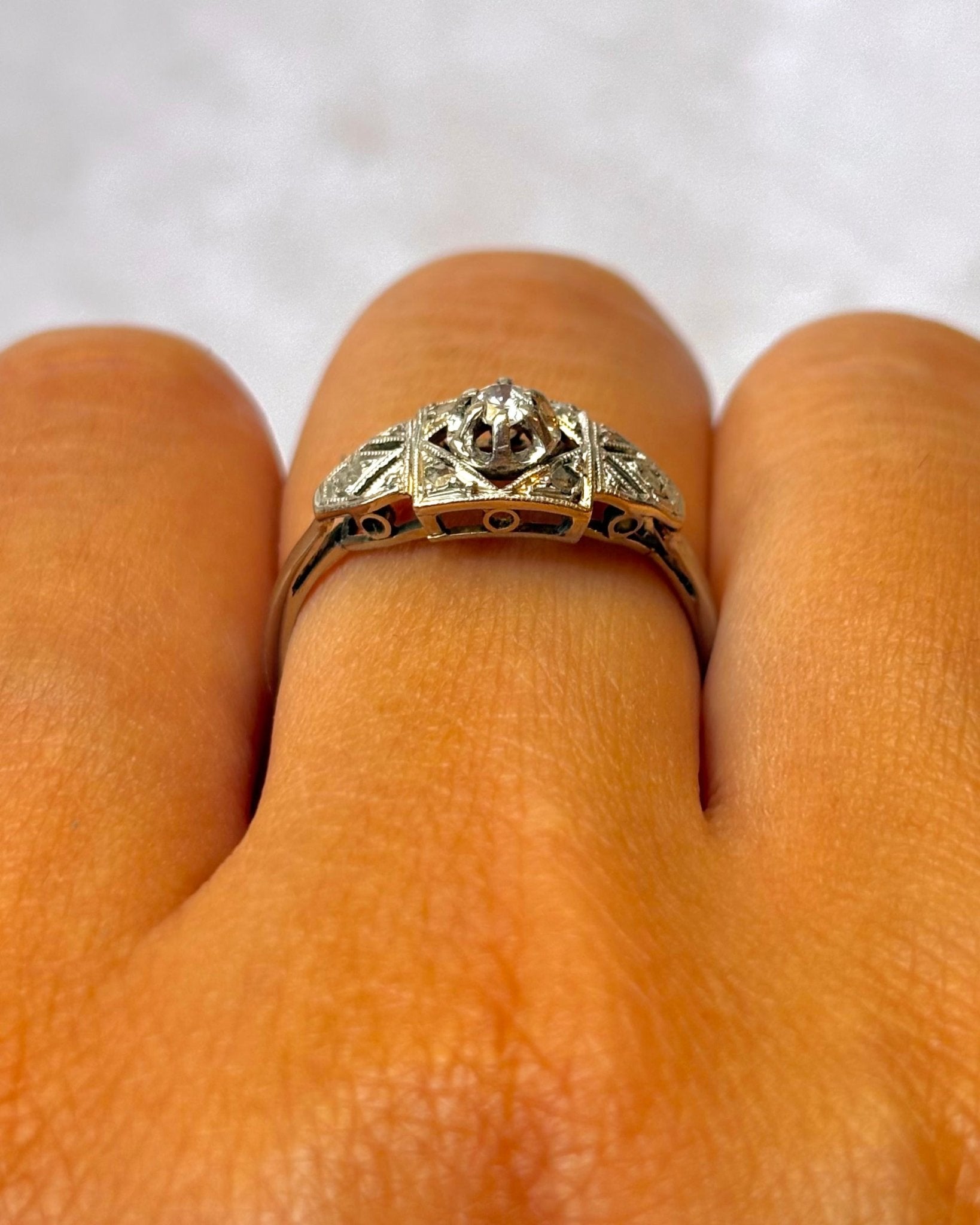 Bague Art-Déco Diamants "Maude" - Elliade Paris