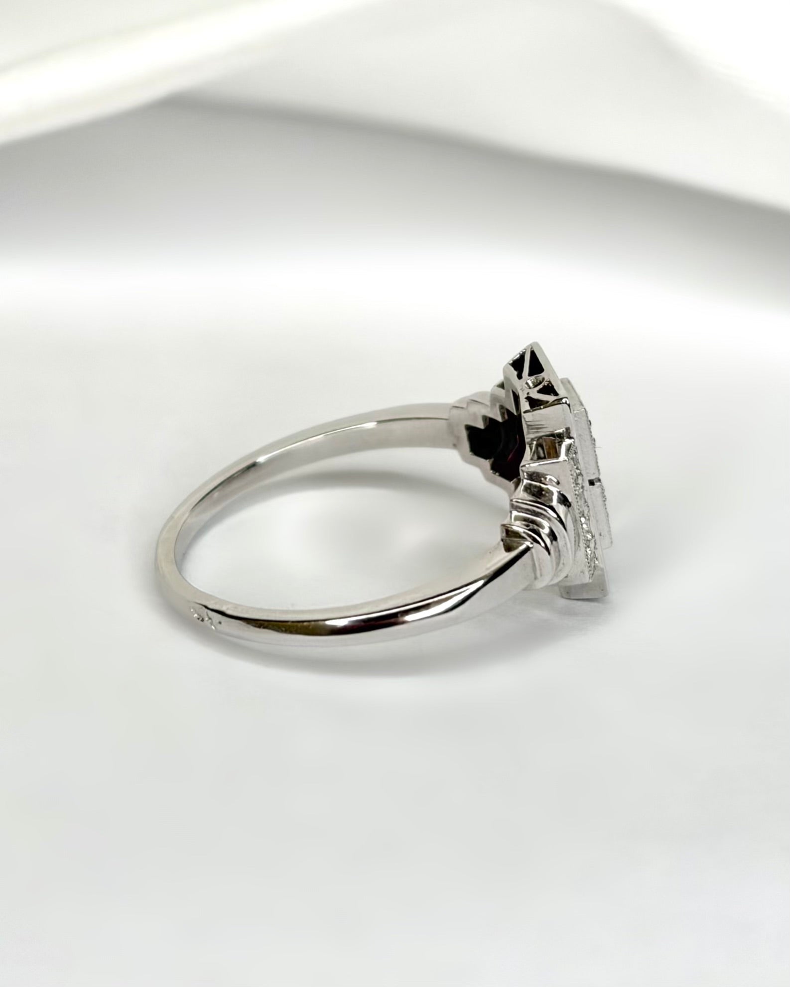 Bague Art - Déco Diamants "Noelie" - Elliade Paris