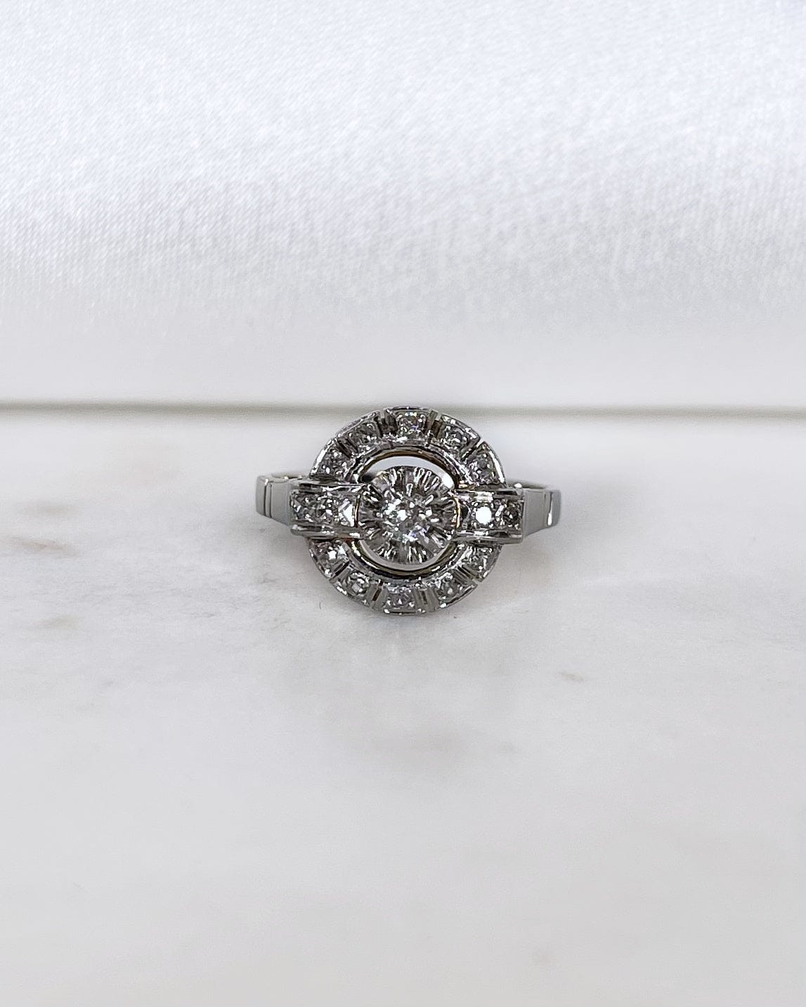 Bague Art - Déco Diamants "Nyah" - Elliade Paris