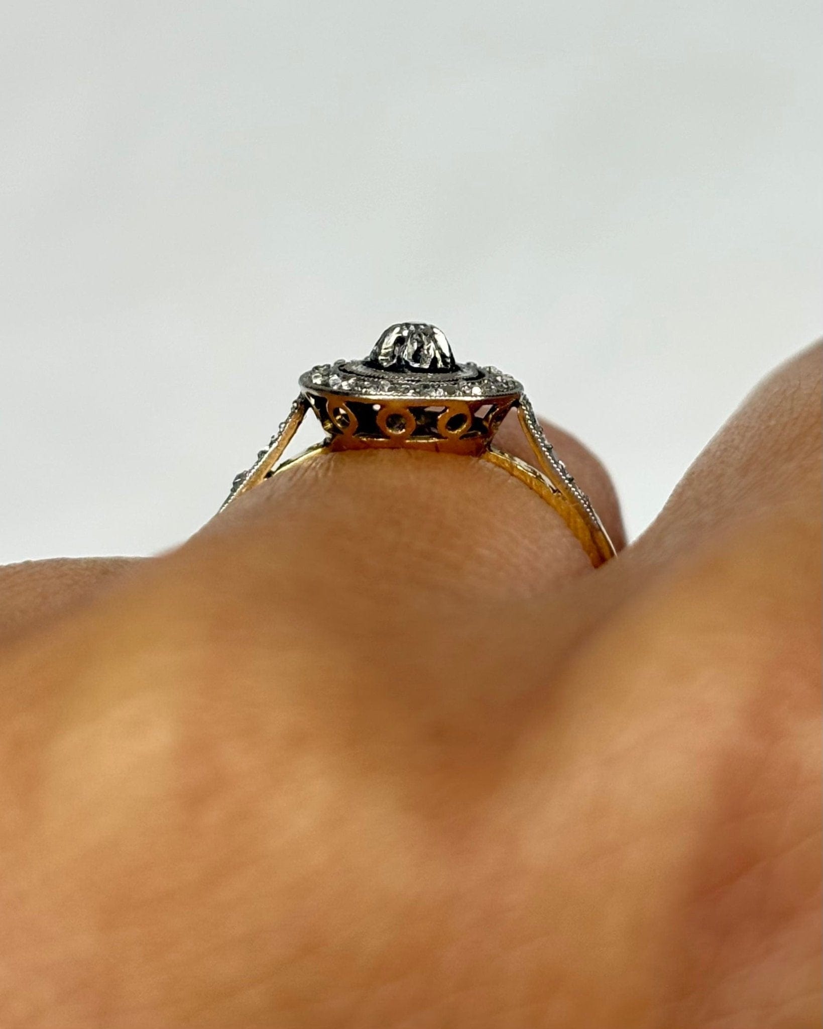Bague Art Déco Diamants "Ondine" - Elliade Paris